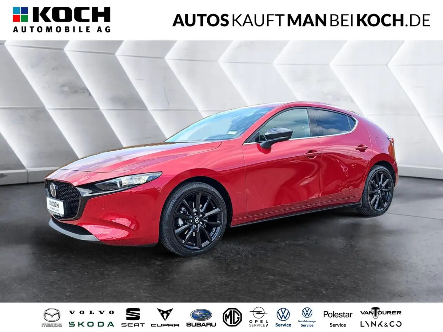 Mazda 3 5HB 2.5L 140ps 6AT FWD Homura ACC HUD Bluetooth Rot - 1