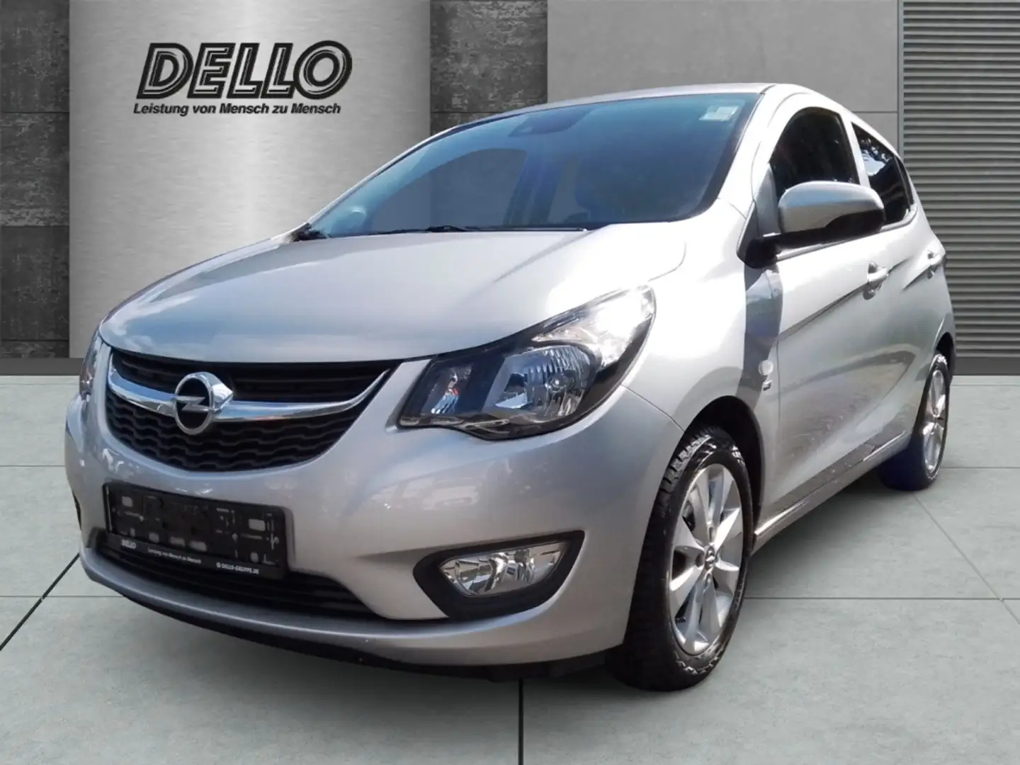 Opel Karl 1.0 Active 55kw Schiebedach Winterpaket Temp PDC B Silber - 1