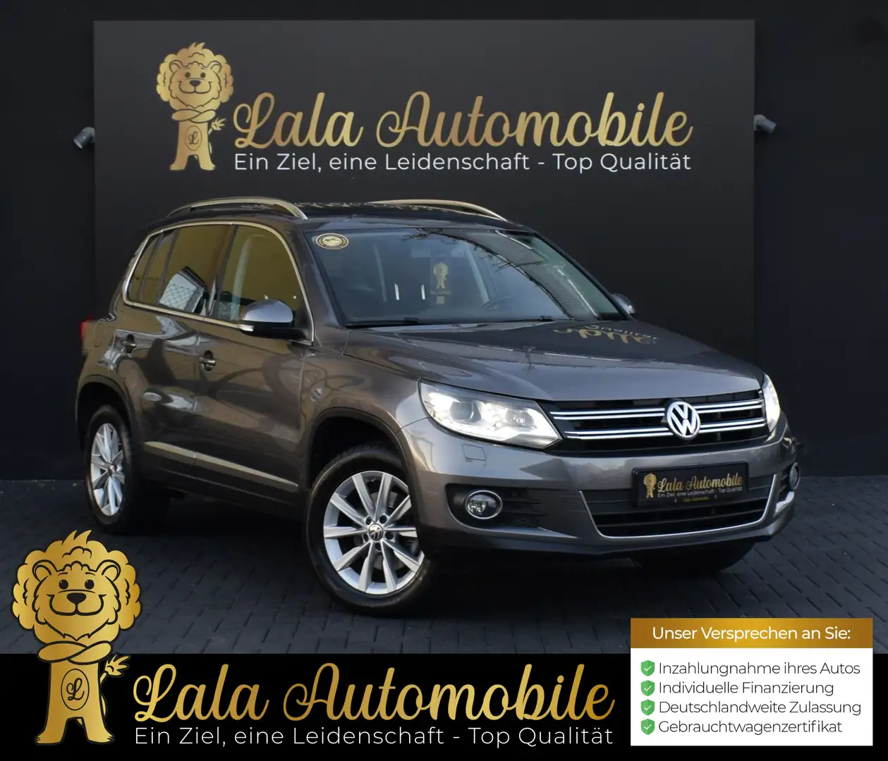 Volkswagen Tiguan 2.0 TSI 4Motion PANORAMA TEMPOMAT NAVI Gris - 1