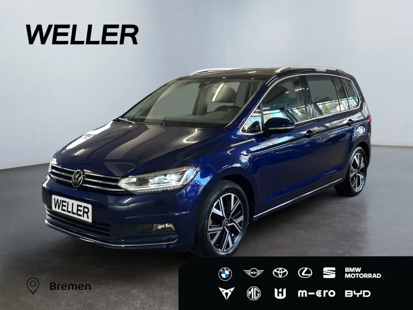 Volkswagen Touran 2.0 TDI DSG Highline *LED*AHK*Navi*CAM*SHZ* Blau - 1