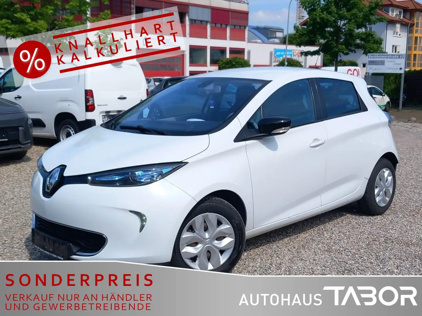 Renault ZOE Life (Rw. 210Km) inkl. Batterie Navi PDC GRA Blanc - 1