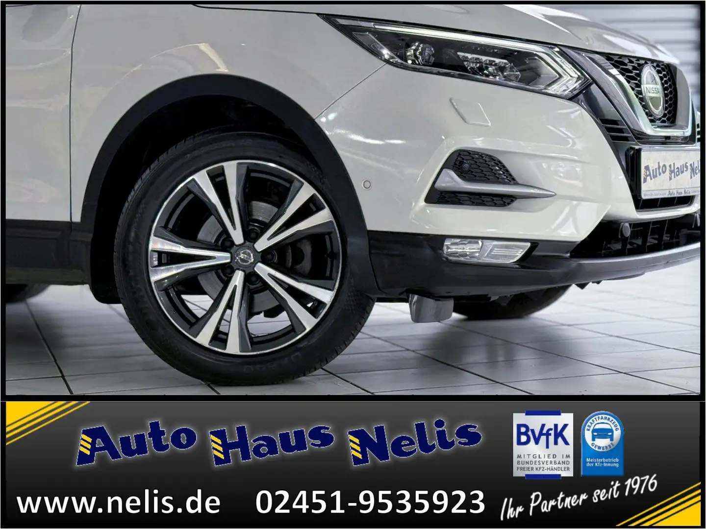 Nissan Qashqai 1,3 DIG-T DCT Tekna 4x2 Keyless LED Navi Белый - 2