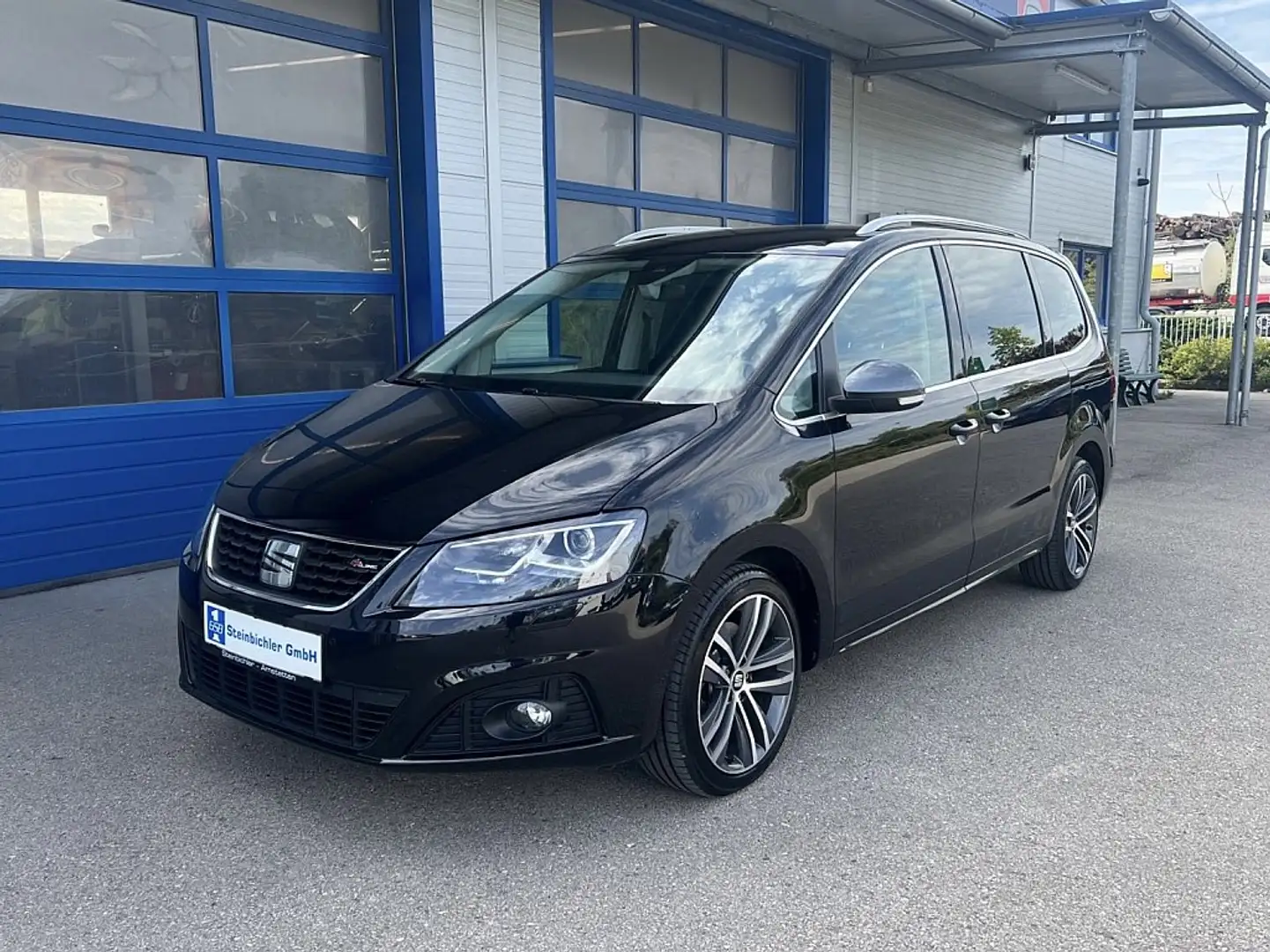SEAT Alhambra FR 2,0 TDI DSG 4WD,AHK,7 Sitze, el.Schiebetüren... Schwarz - 1