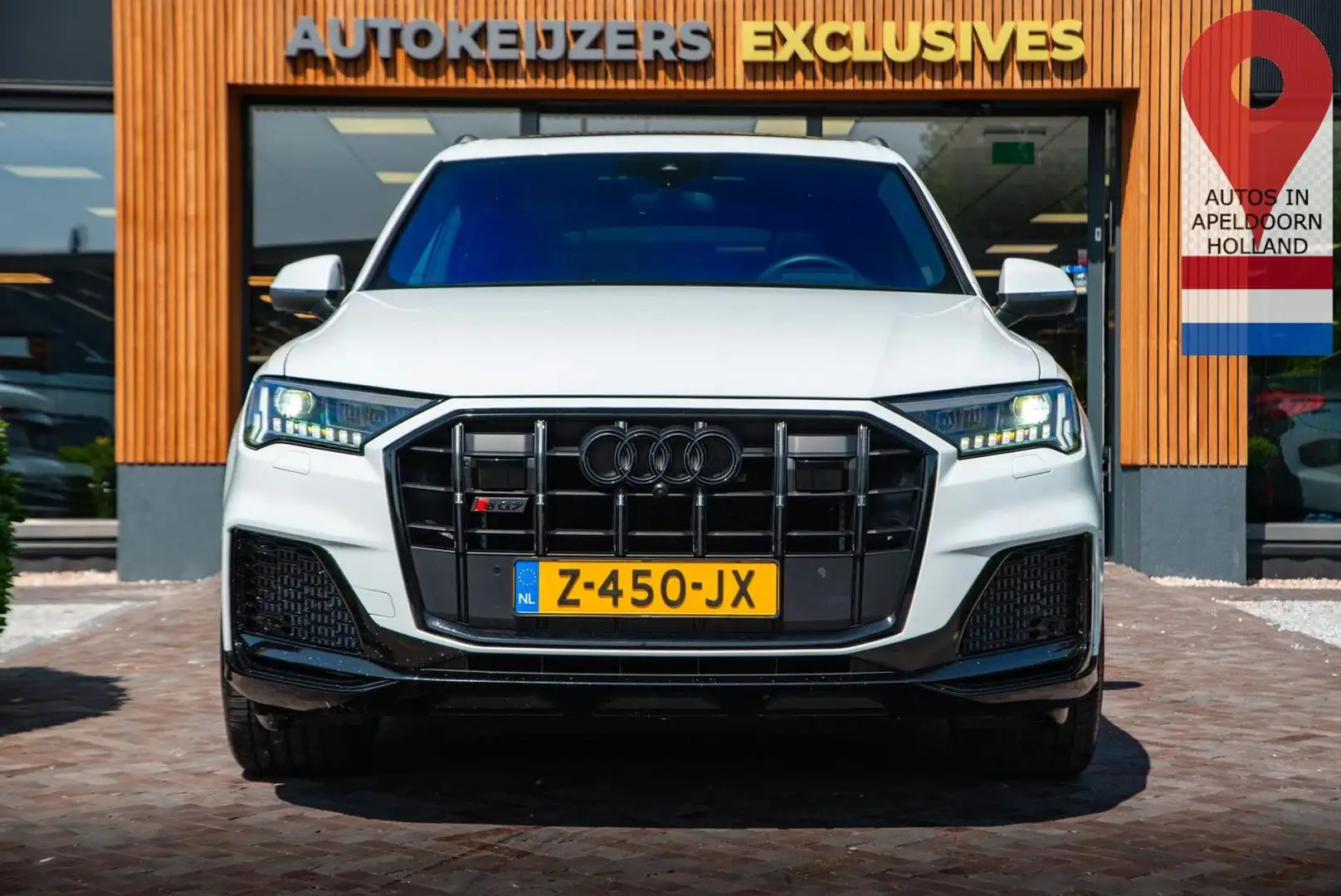 Audi Q7 4.0 TFSI SQ7 quattro B&O 360 kamera Stoelvent Weiß - 2
