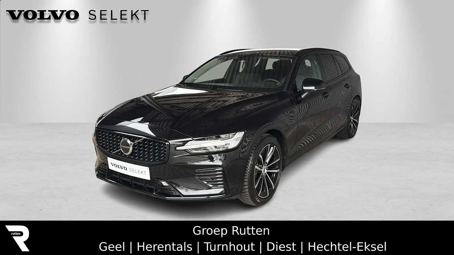 Volvo V60 T6 AWD Recharge Plus Dark Nero - 1