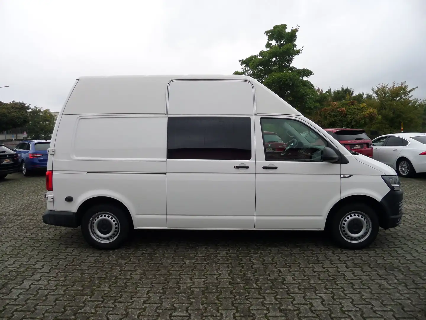 Volkswagen T6 Transporter Hochdach lang+Sortimo+Starkstrom+Navi+Standh+Cam Weiß - 1
