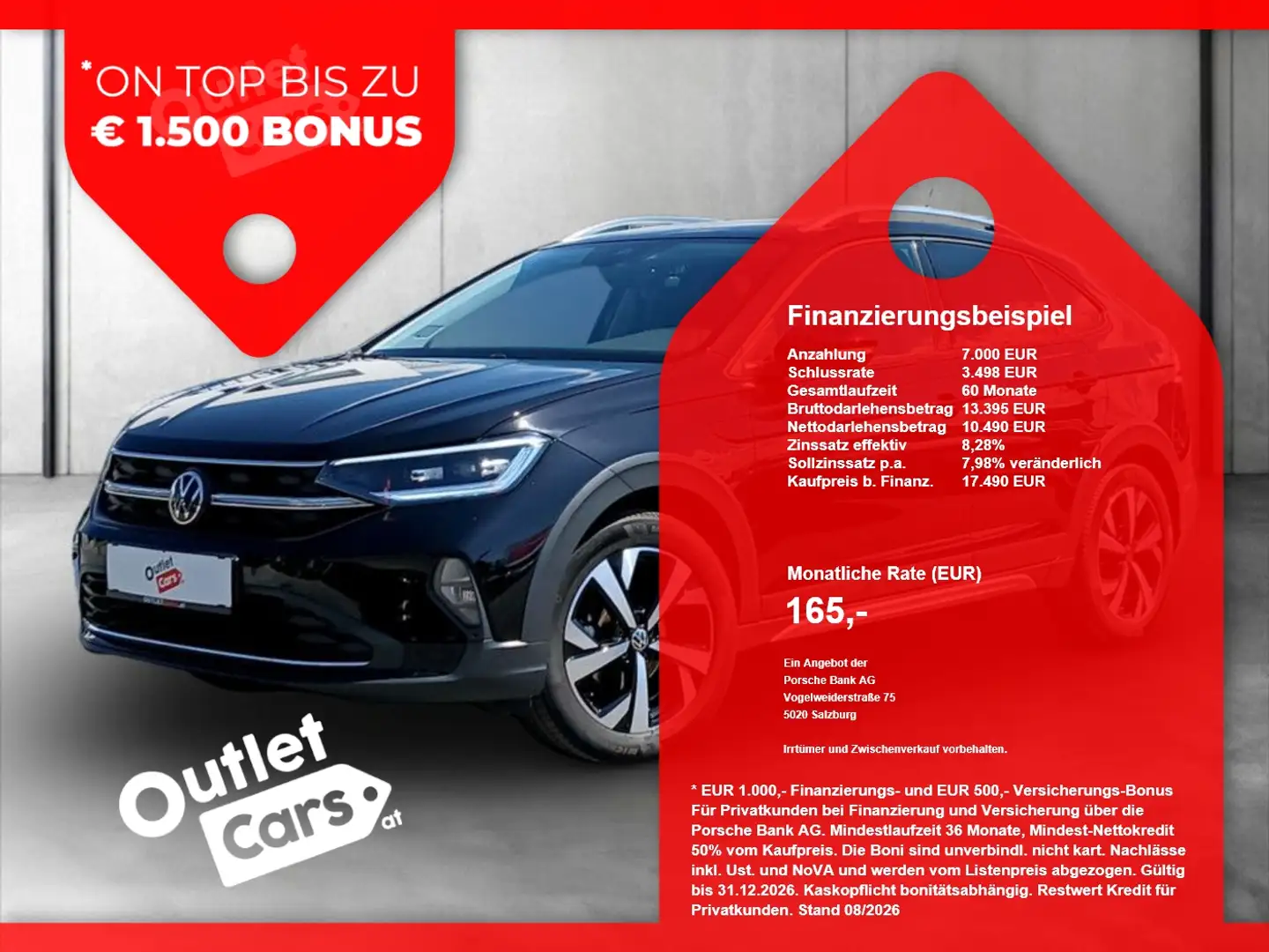 Volkswagen Taigo 1.5 TSI DSG Style IQLight+MATRIX+ASSIST+AHK Schwarz - 1