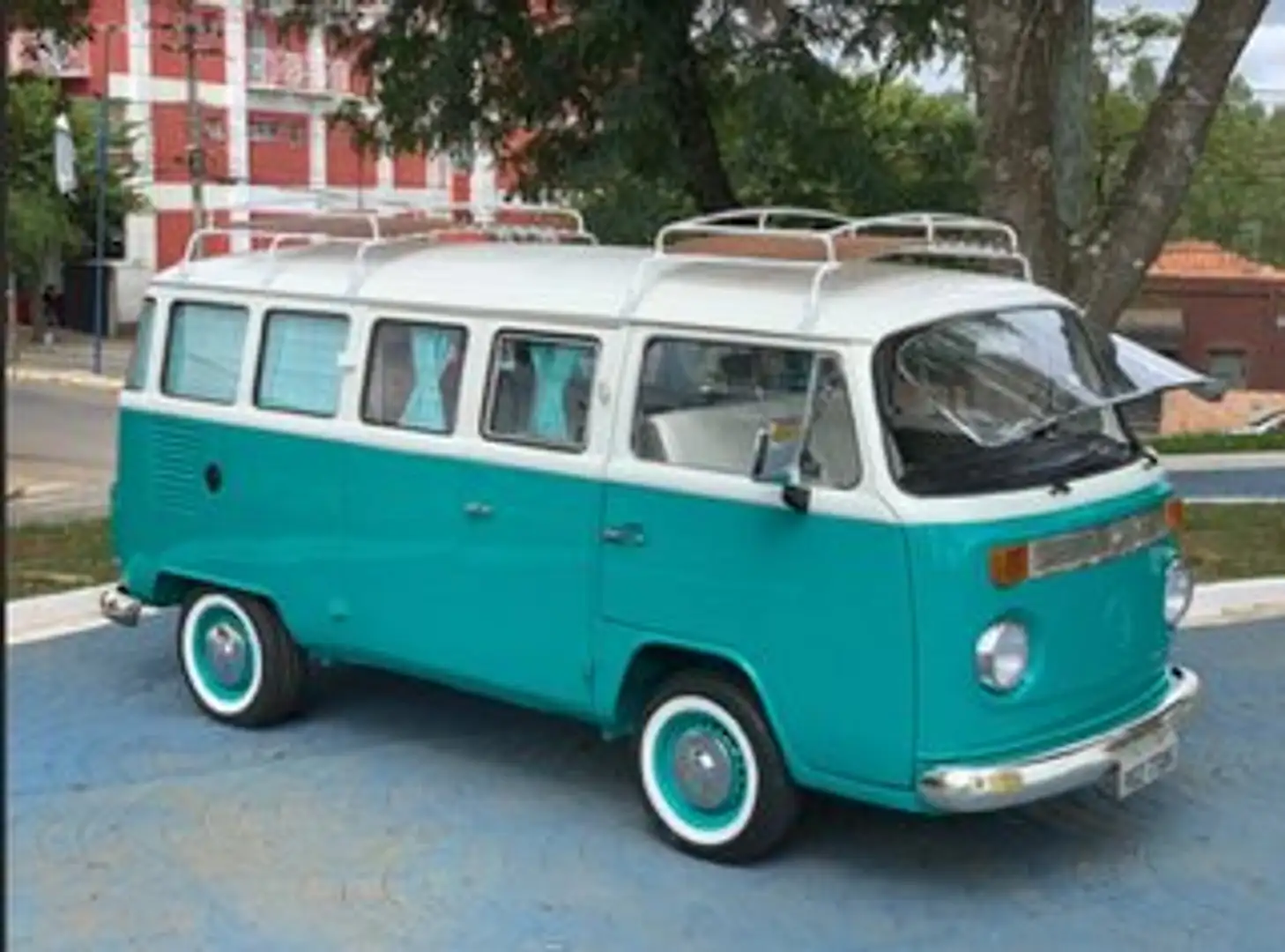 Volkswagen T2 Vintage Camper Albastru - 1