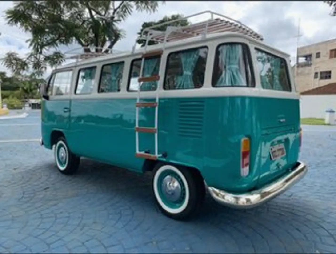Volkswagen T2 Vintage Camper Albastru - 2
