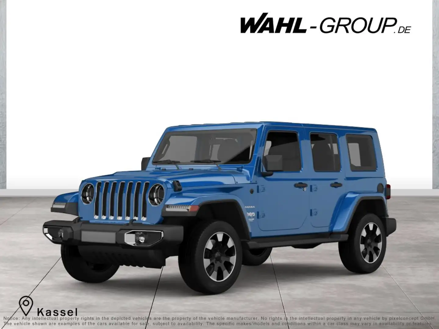 Jeep Wrangler / Wrangler Unlimited Sahara 2.0 T-GDI*4x4* Blau - 1