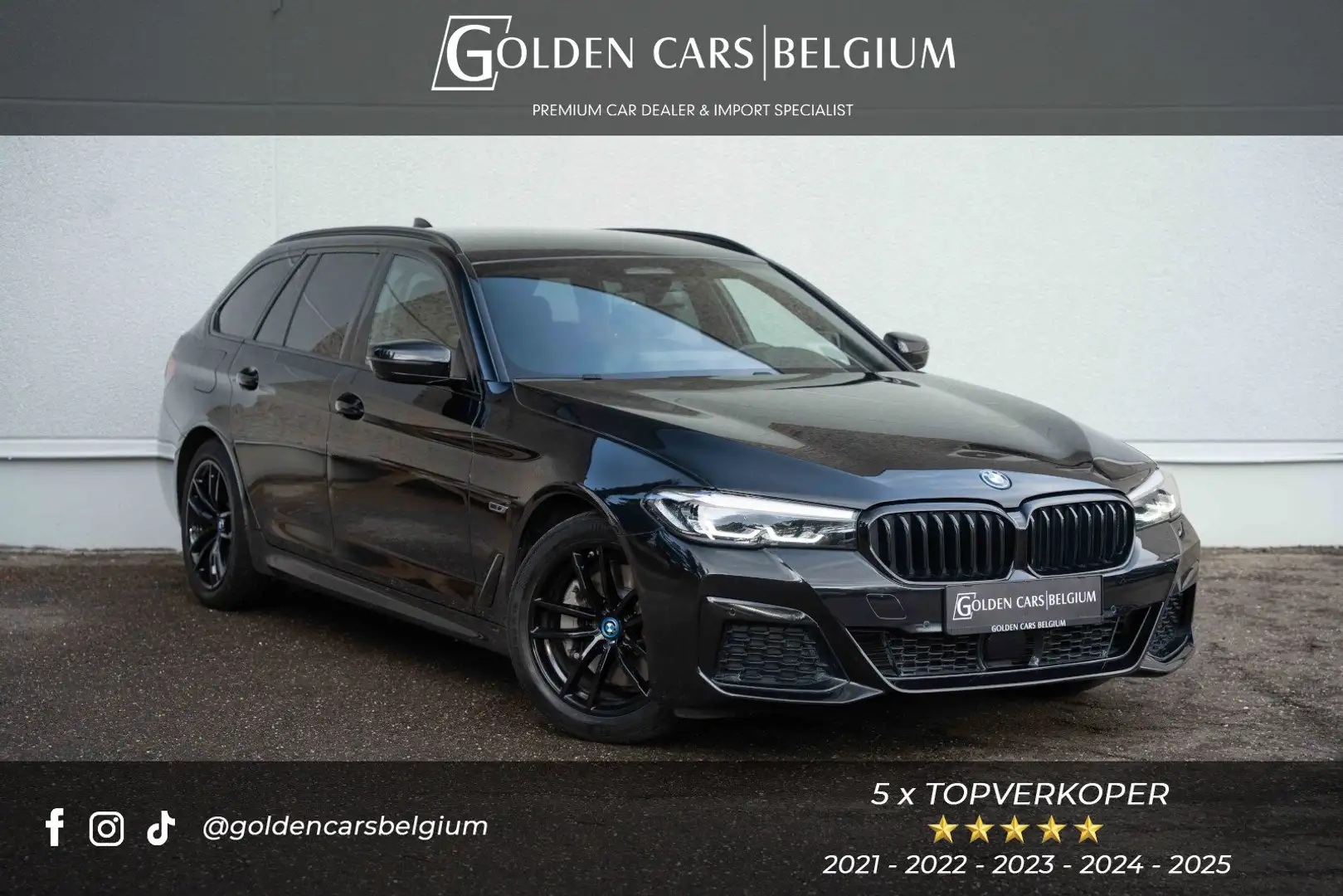 BMW 530 E XDRIVE TOURING M-SPORT/LED/HIFI/ACC/CAMERA/TREKH Noir - 1