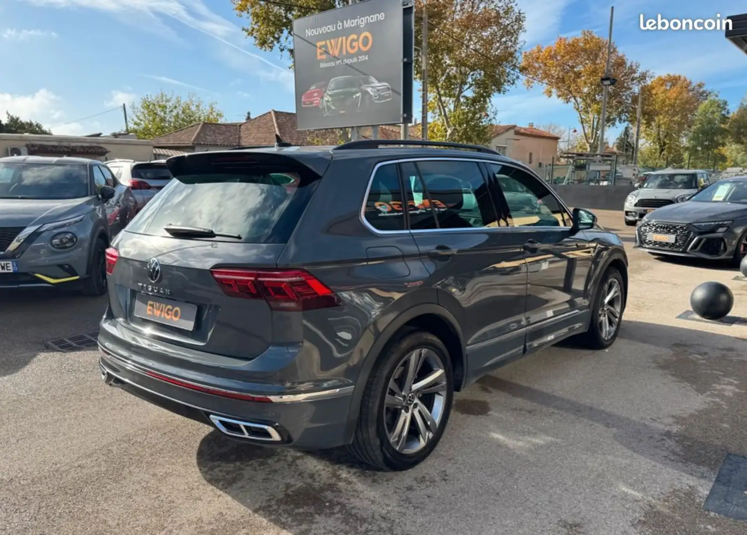 Volkswagen Tiguan ii 2.0 tdi 150ch r-line dsg7 Grau - 2