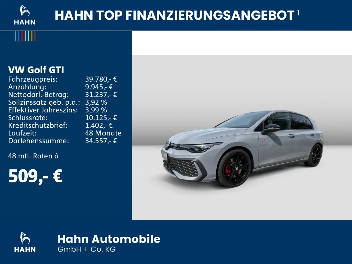 Volkswagen Golf GTI 2.0TSI DSG Cam Head-up ACC Climatr Navi Grau - 2