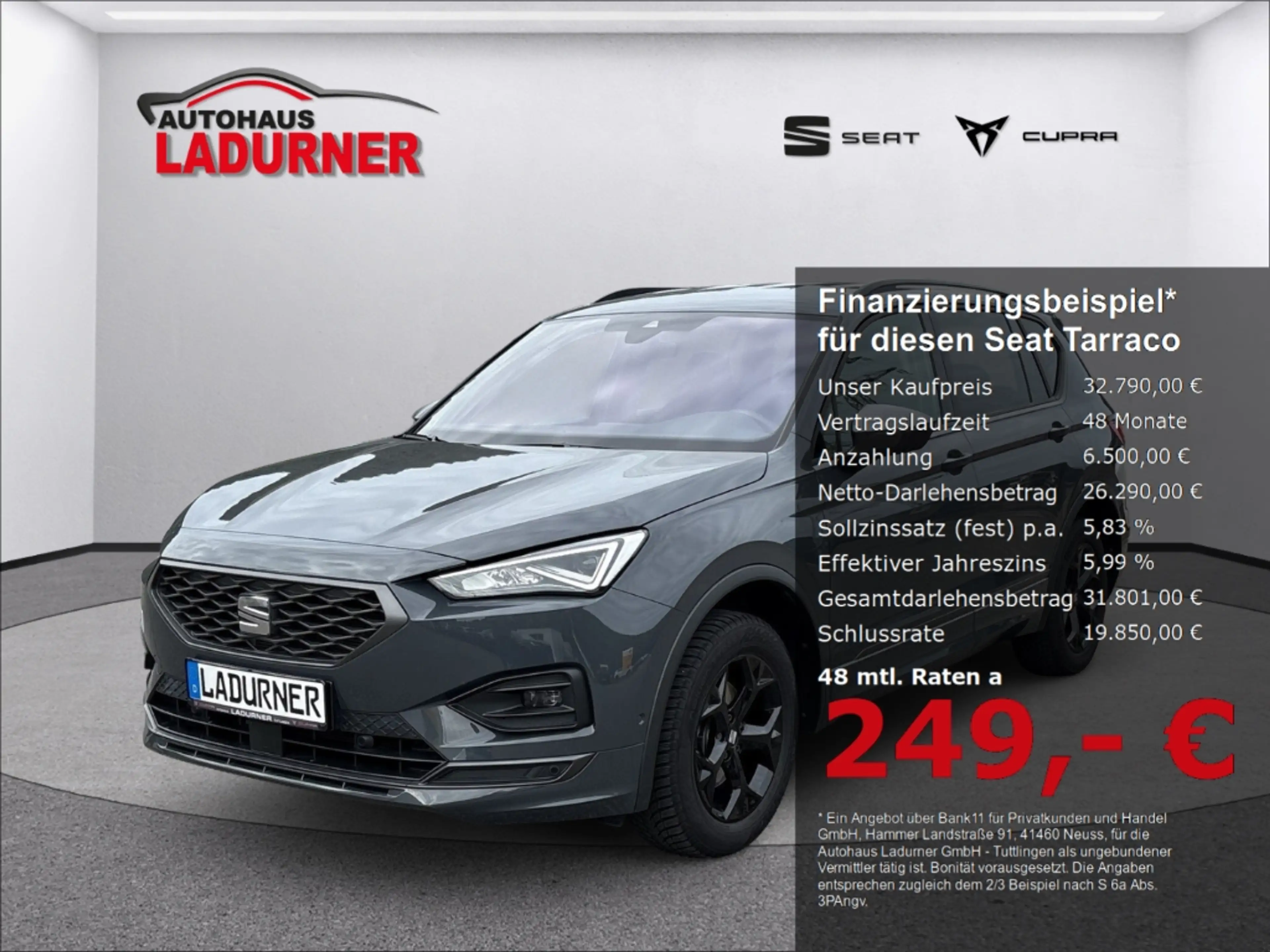 SEAT Tarraco FR 1.5l TSI DSG *AHK-Navi-Memory Sitze-Soundsystem