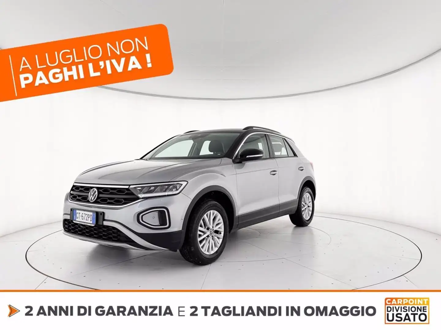 Volkswagen T-Roc 2.0 tdi life 150cv dsg Grigio - 1