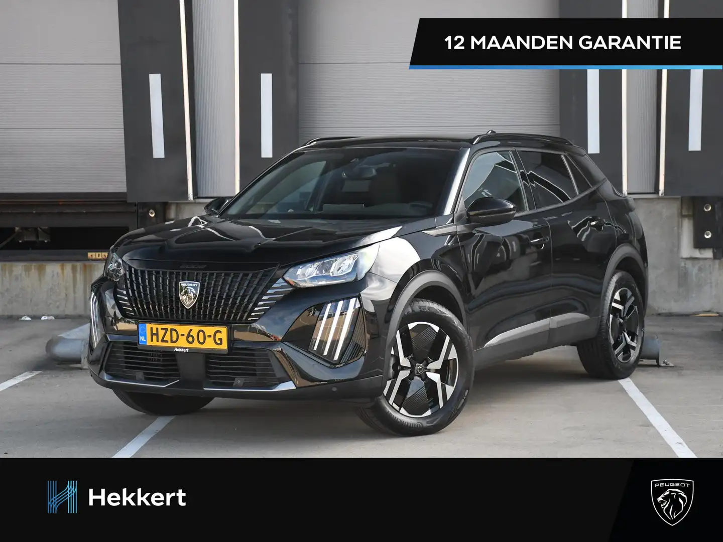 Peugeot 2008 Allure 1.2 PureTech 130pk Automaat PDC + CAM. | CR Zwart - 1