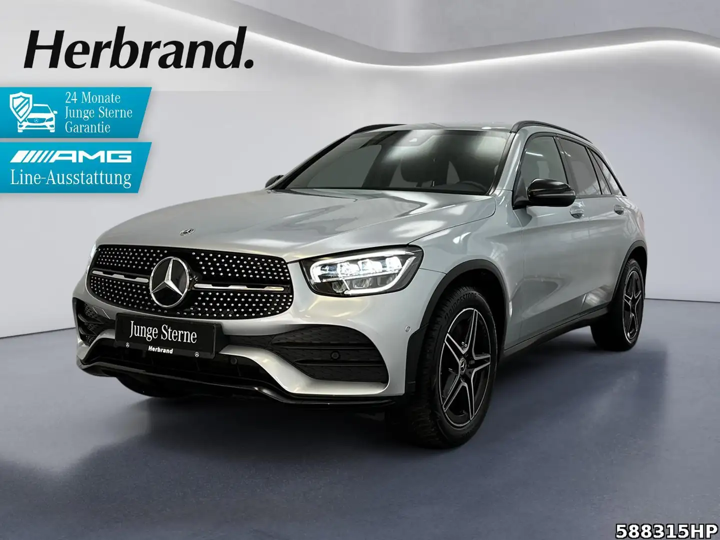 Mercedes-Benz GLC 200 4M AMG  Night Memory-Funkt. 19"LM Sounds Silber - 1