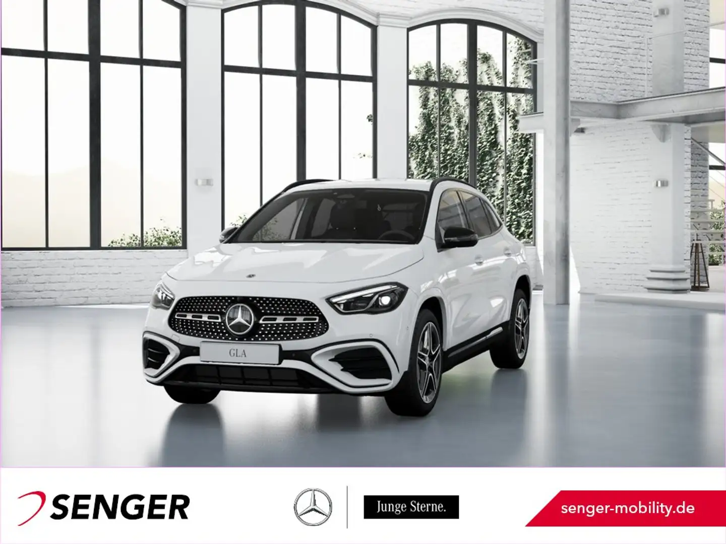 Mercedes-Benz GLA 180 AMG Ambiente Keyless Totwinkel 360° AHK Blanc - 1