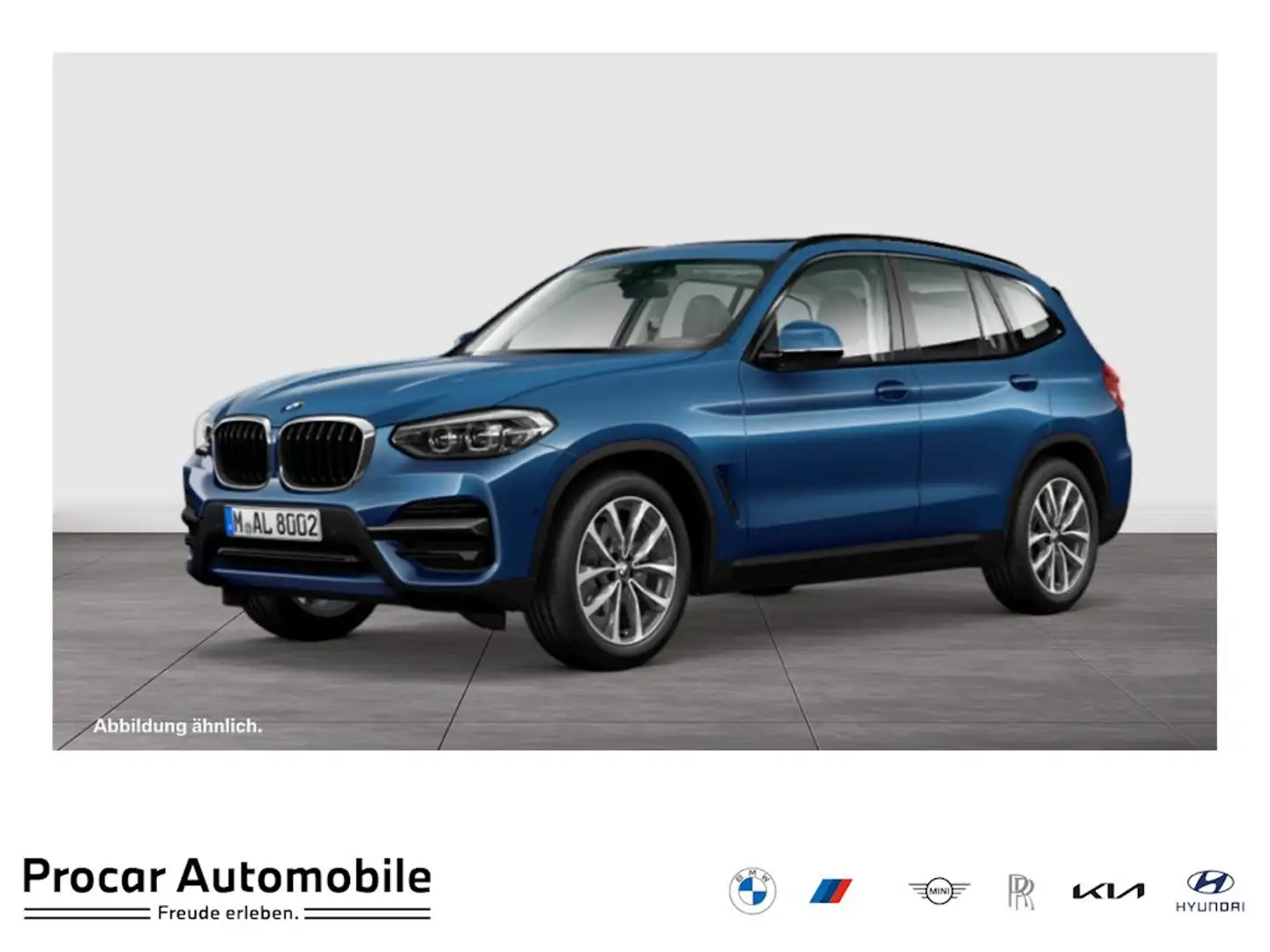 BMW X3 xDrive20i HUD PANO RFK NAVI LED PDC V+H LM Blau - 1