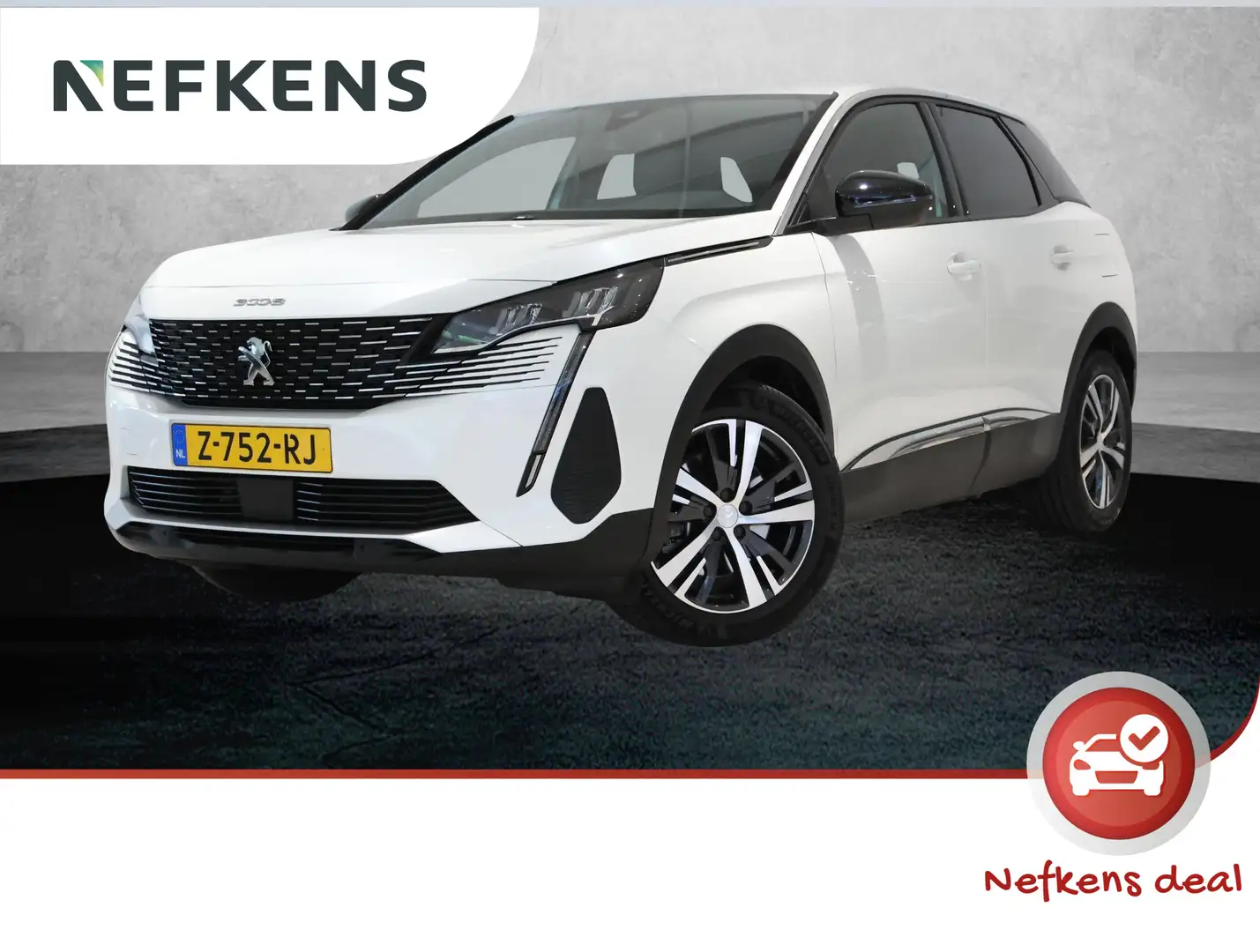 Peugeot 3008 SUV 180pk HYbrid Allure Pack | Camera | Navigatie Wit - 1