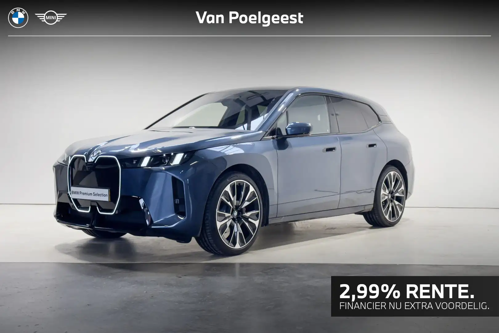 BMW iX xDrive45 Innovation Pack M Sportpakket Pro - Besch Blauw - 1