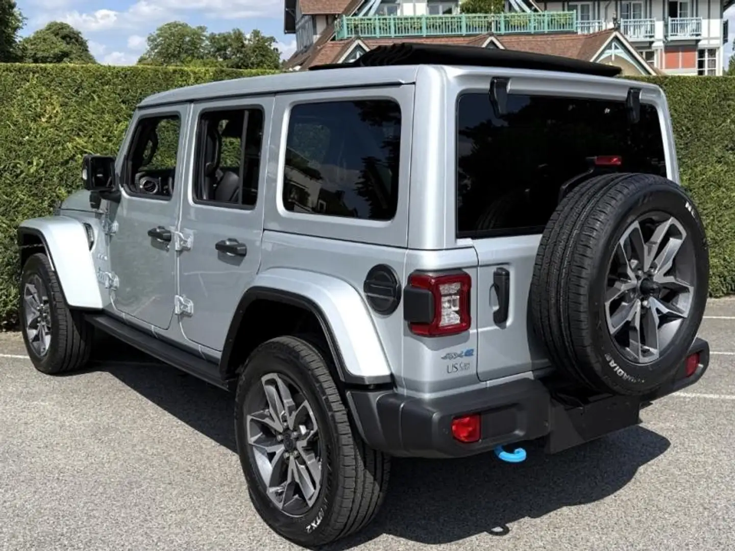 Jeep Wrangler 2.0 T 380ch 4xe Sahara Command Trac Argent - 2
