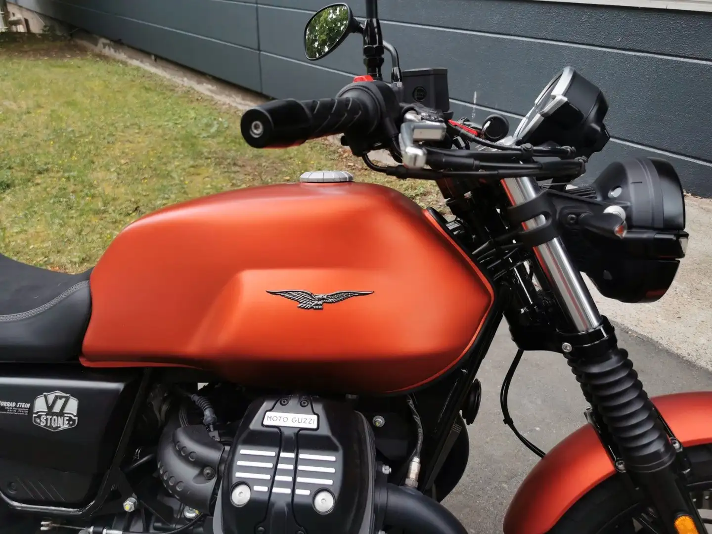 Moto Guzzi V 7 Stone Special 850| 1. Hand| TÜV+Service NEU Czerwony - 2