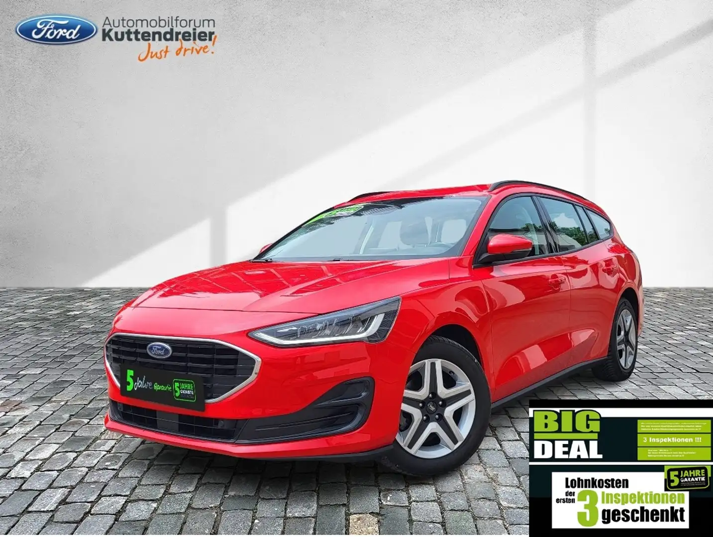 Ford Focus Turnier Cool & Connect Navi LED 2xPDC SHZ Rot - 1