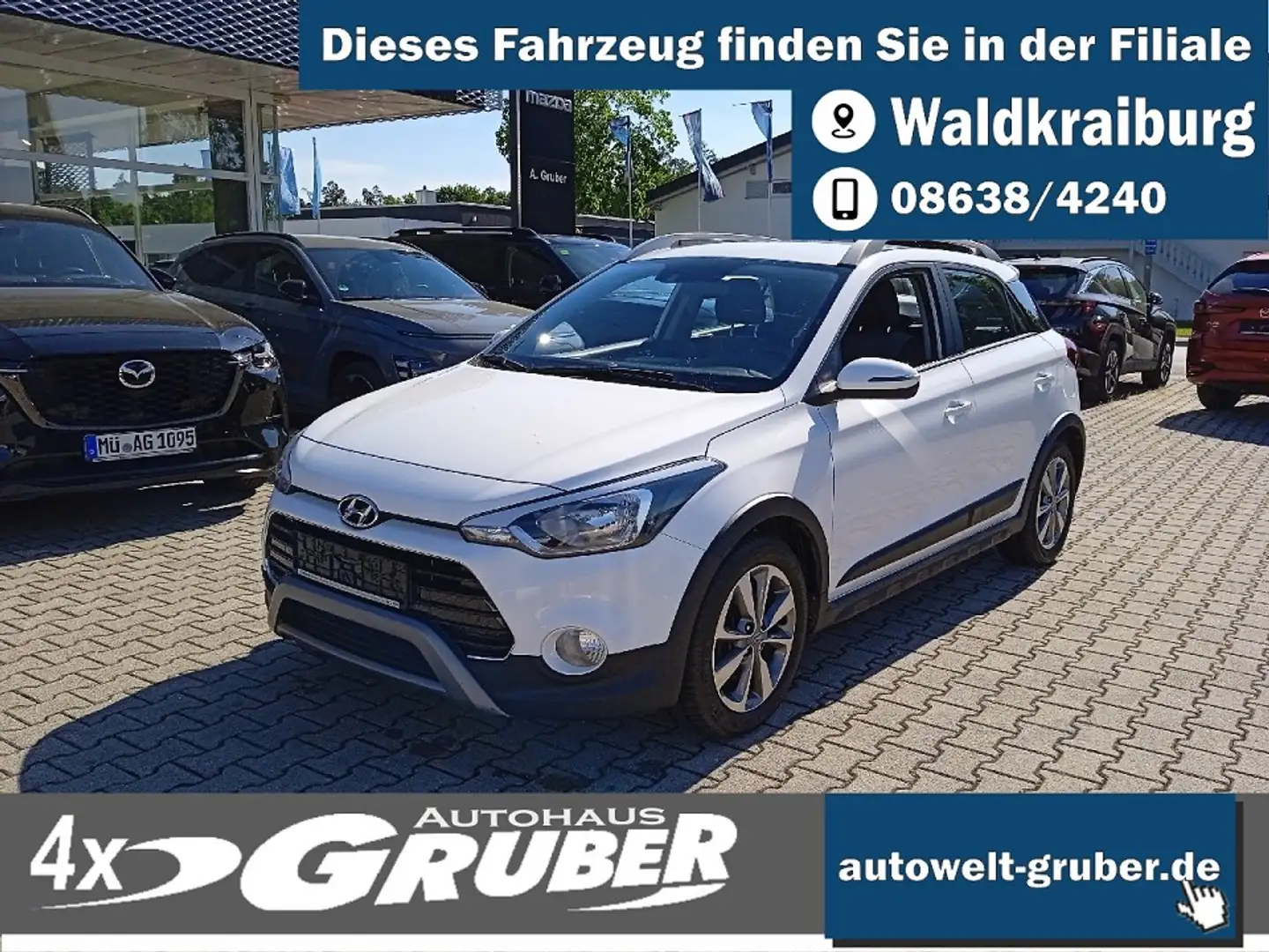 Hyundai i20 Active Trend+Klimaautomatik+Sitz.+Lenkradheiz. Weiß - 1