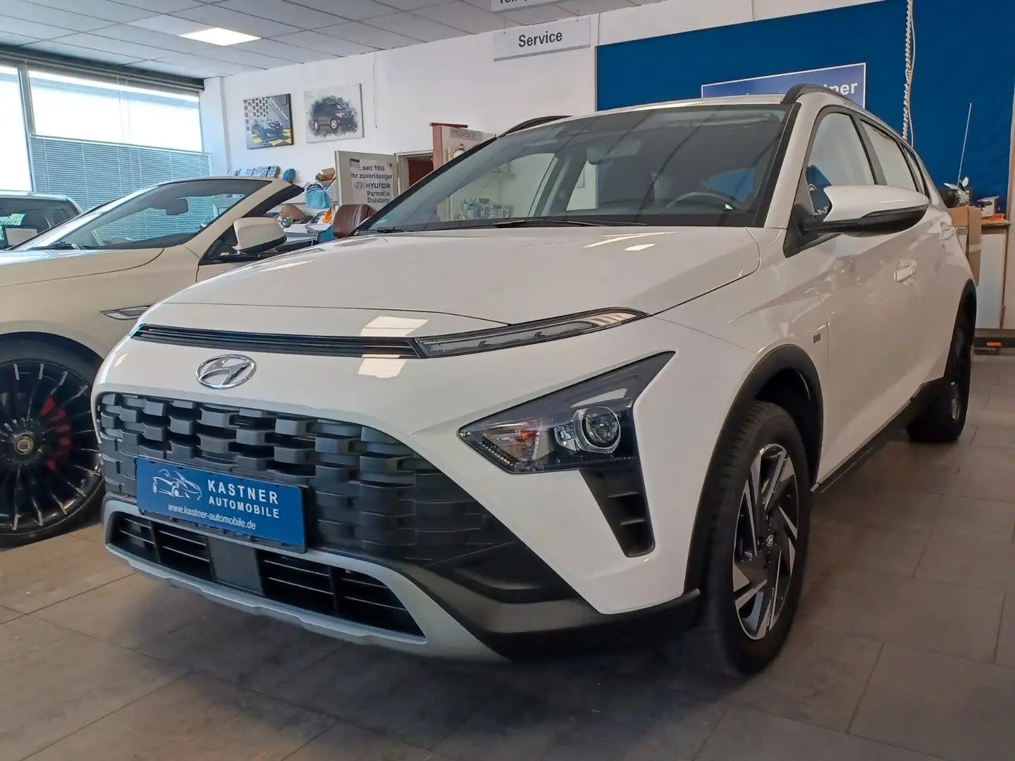Hyundai BAYON Automatik Trend Mild-Hybrid Kamera, AHK Blanc - 2