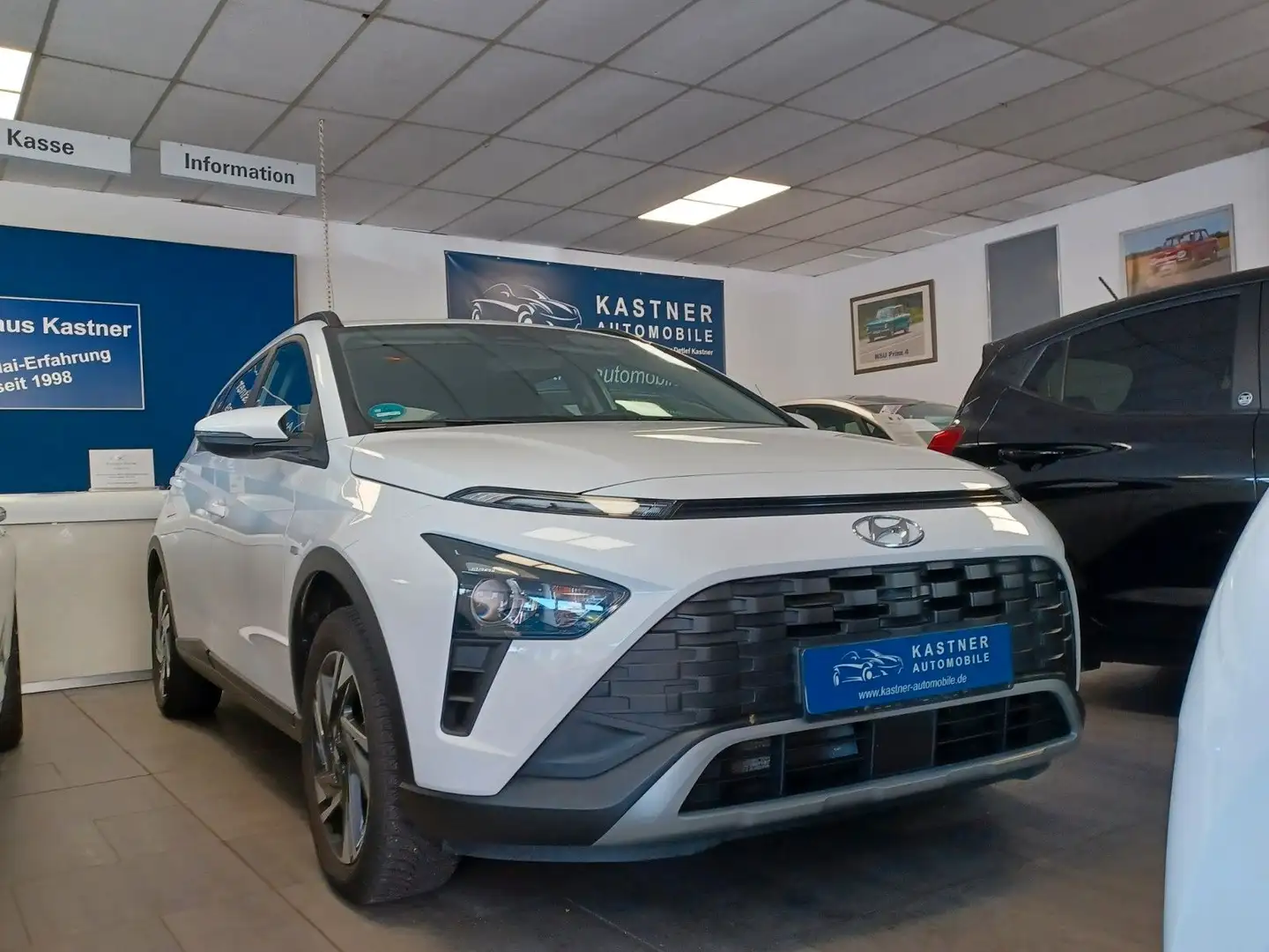 Hyundai BAYON Automatik Trend Mild-Hybrid Kamera, AHK Blanc - 1