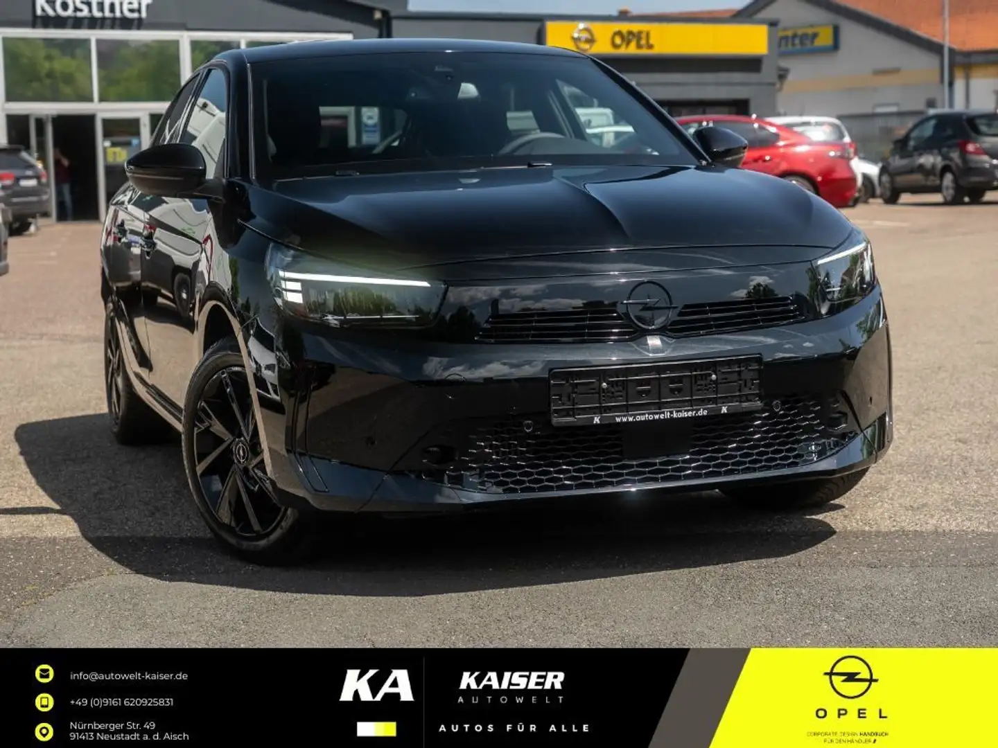 Opel Corsa F GS*DAB*NAVI*MATRIX*ACC*LENKRADHZG Noir - 1