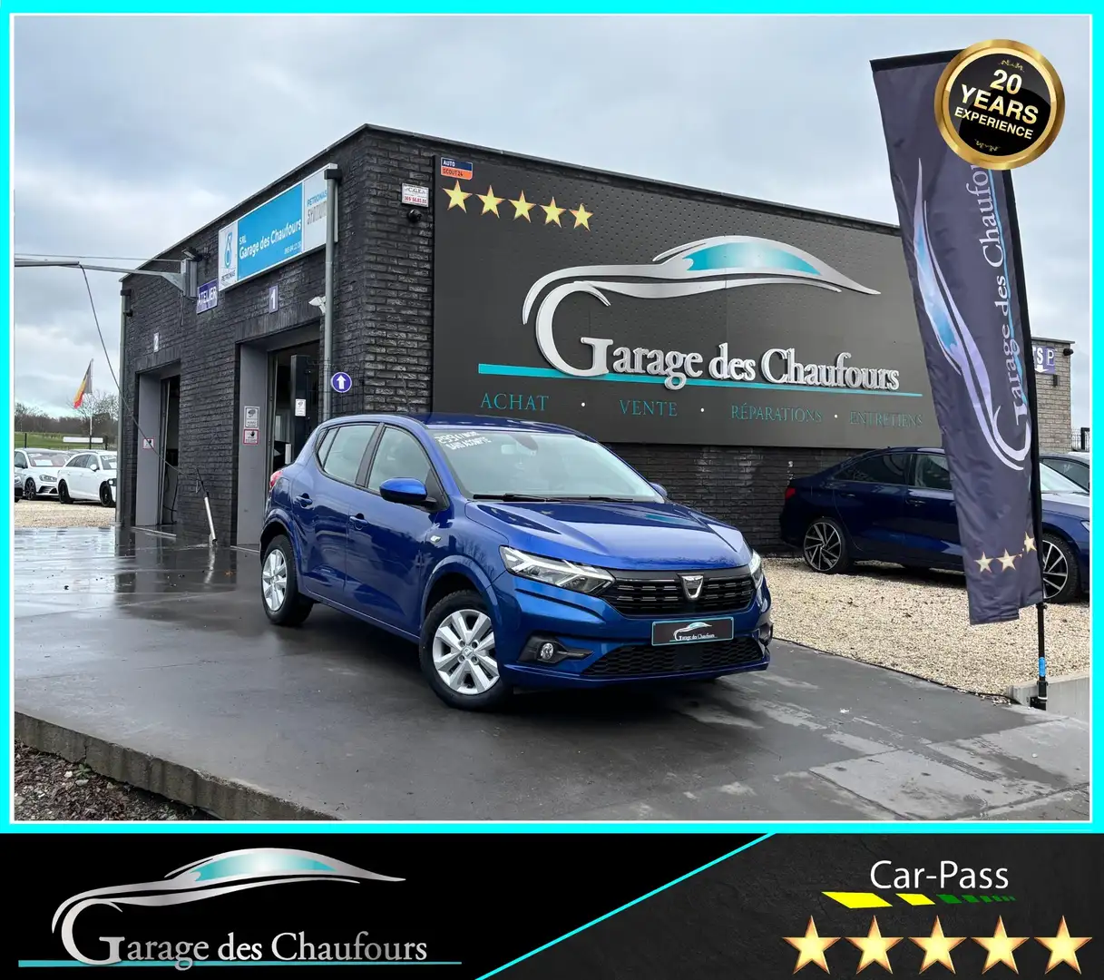 Dacia Sandero 1.0 TCe Expression - ! 1er Prop. ! - Navi - Eu6d Blau - 1