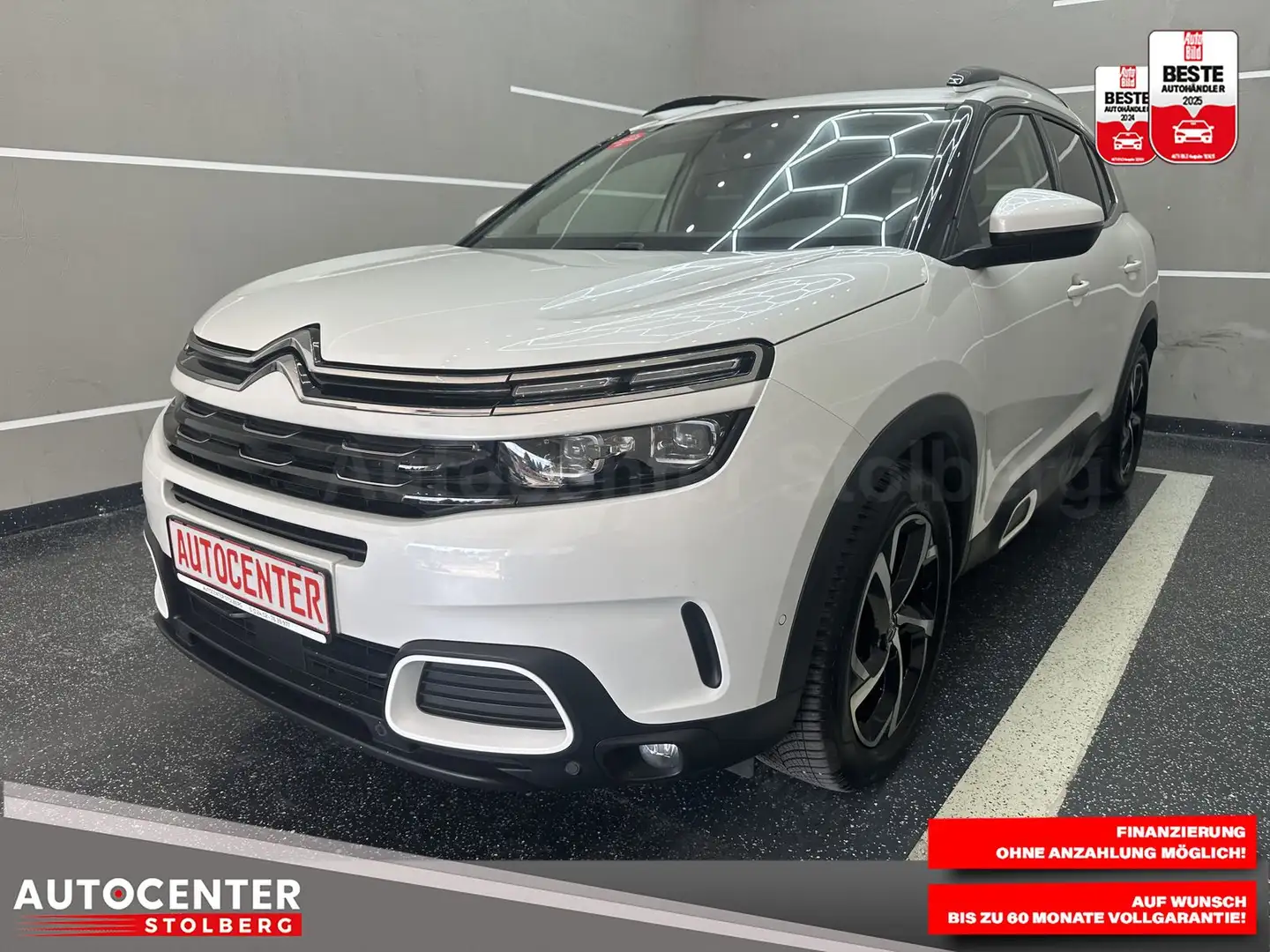 Citroen C5 Aircross Shine "PANO-LEDER-MULTI-NAVI-AUTO" Blanc - 1
