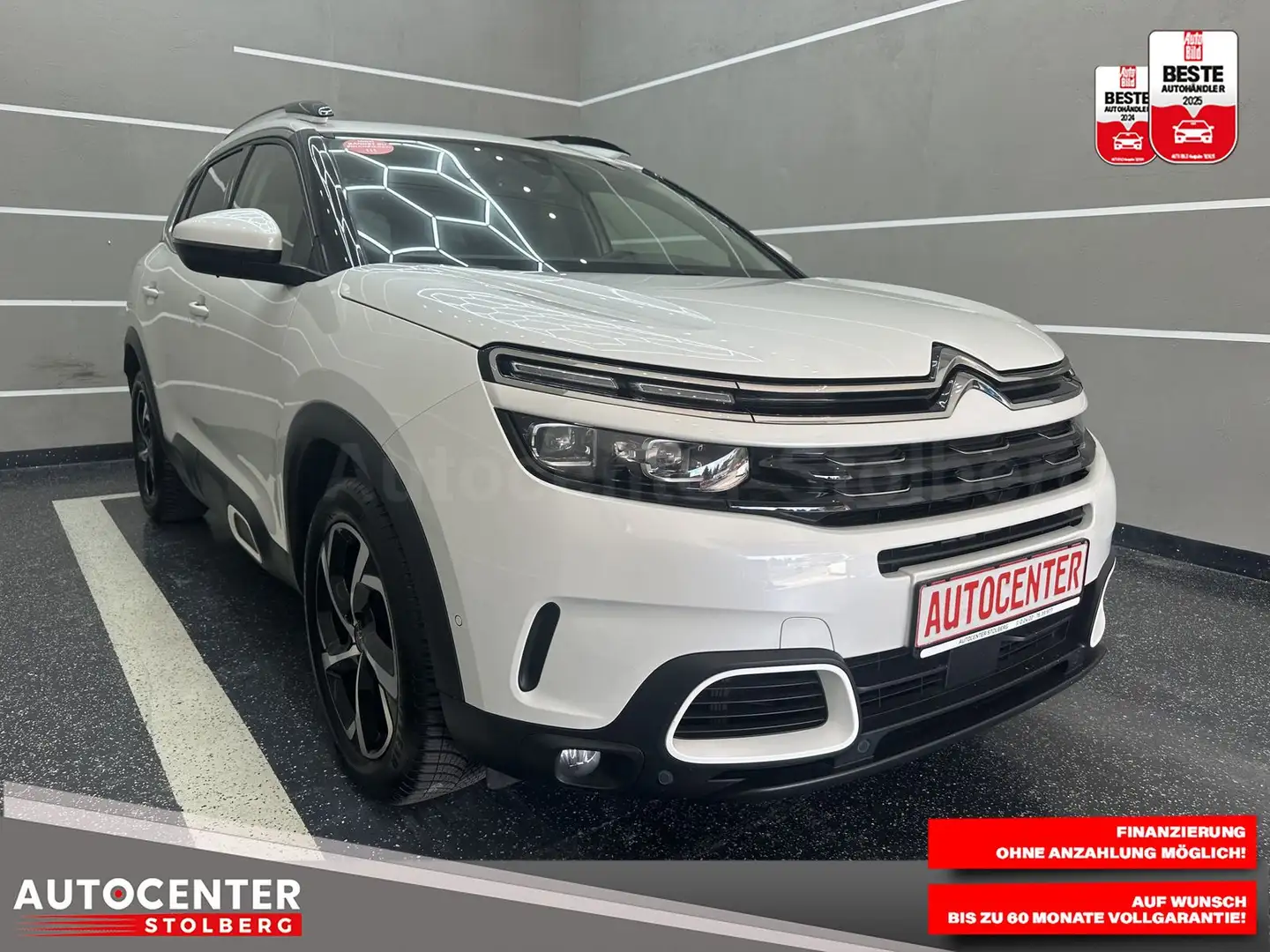 Citroen C5 Aircross Shine "PANO-LEDER-MULTI-NAVI-AUTO" Blanc - 2
