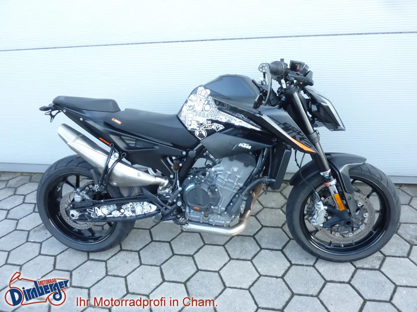 KTM 890 Duke Power Parts+Track Pack +Kennz.Halter Fekete - 1