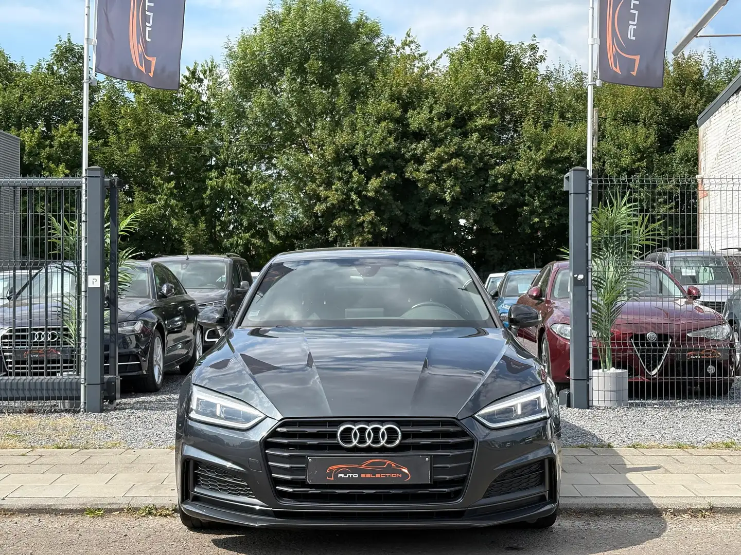 Audi A5 2.0TDI-S LINE-LED-BVA-NAVI-BANG ET OLUFSEN EURO6 Grau - 2