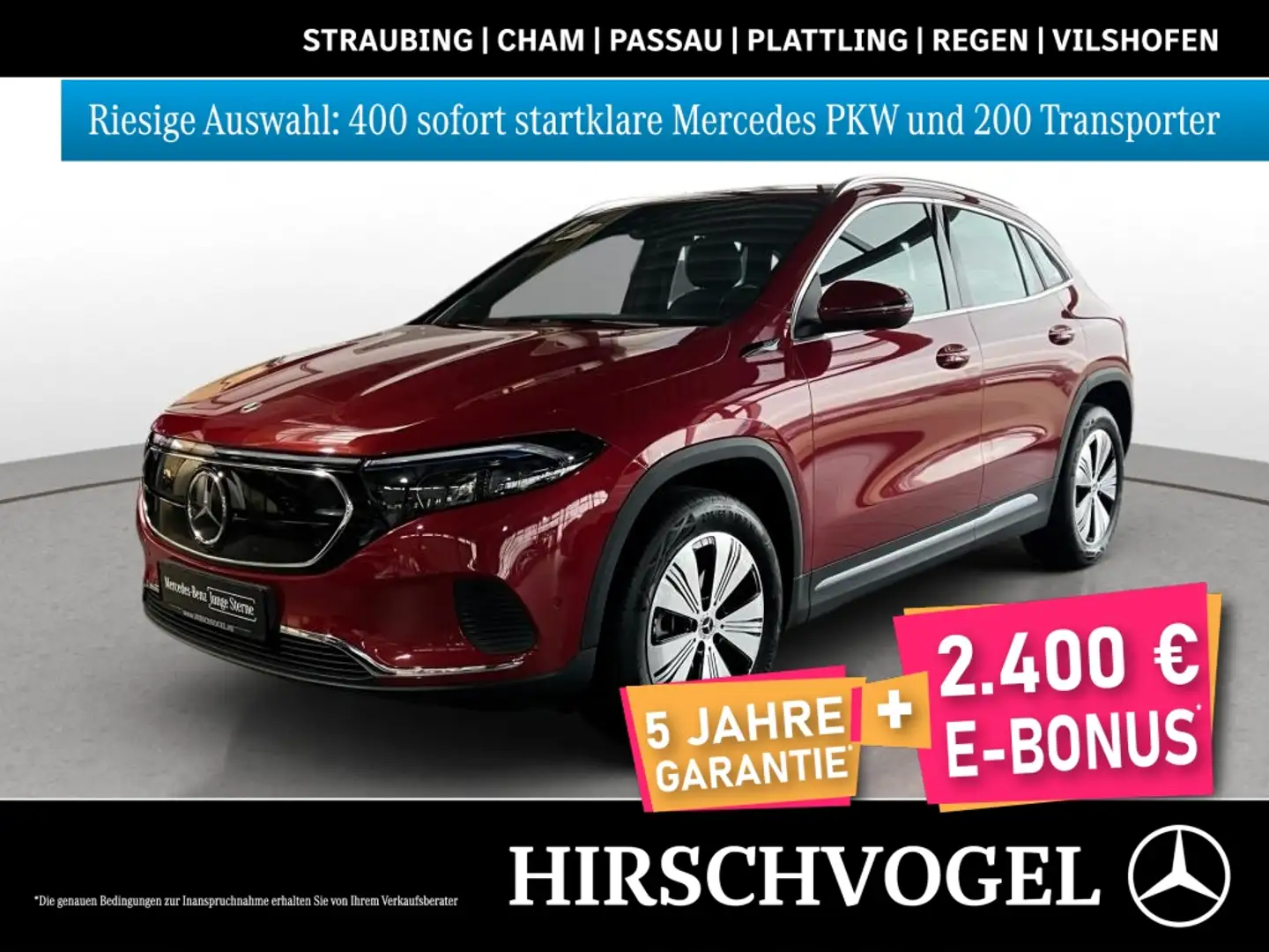 Mercedes-Benz EQA 250 Progressive+AHK+DISTRON+Memory+MBUX+LED Rot - 1