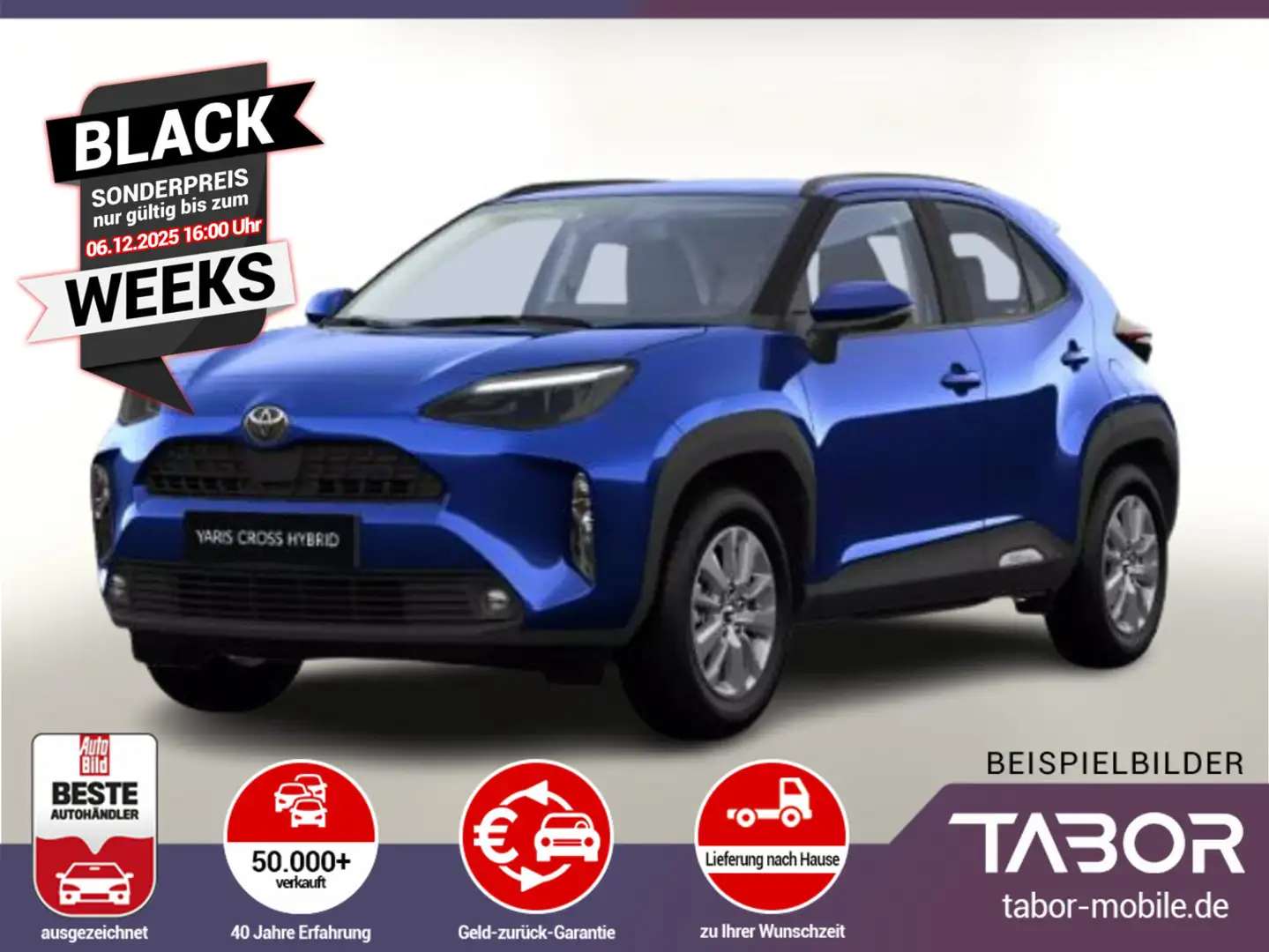 Toyota Yaris Cross 1.5 HEV 116 WirelessC Kam UVP-21%* Blau - 1