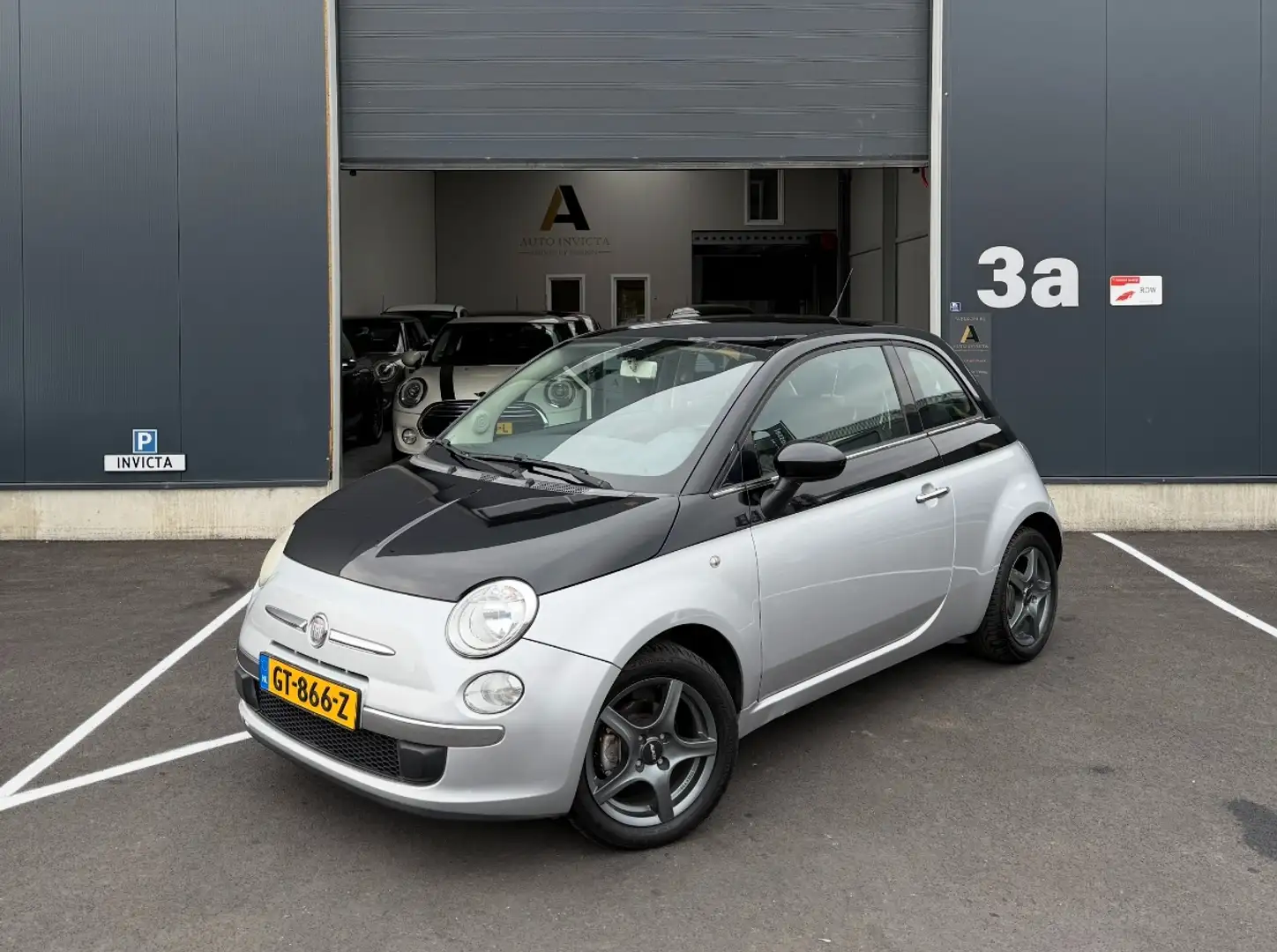Fiat 500 1.2 - Rosa - Glazen dak Grijs - 1