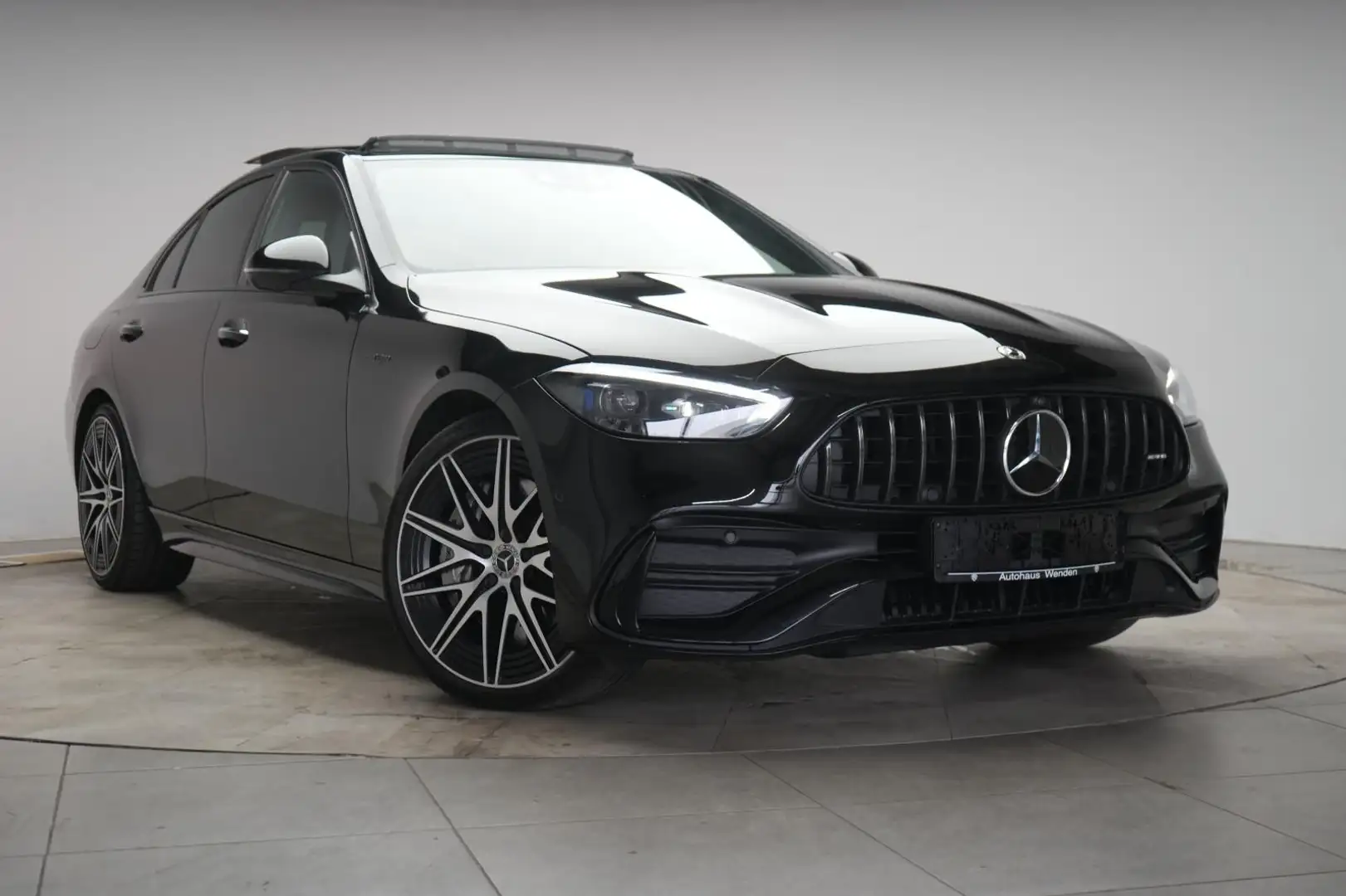 Mercedes-Benz C 43 AMG AMG 4WS/Leder/Distronic/HUD/Pano/Burmes Schwarz - 1