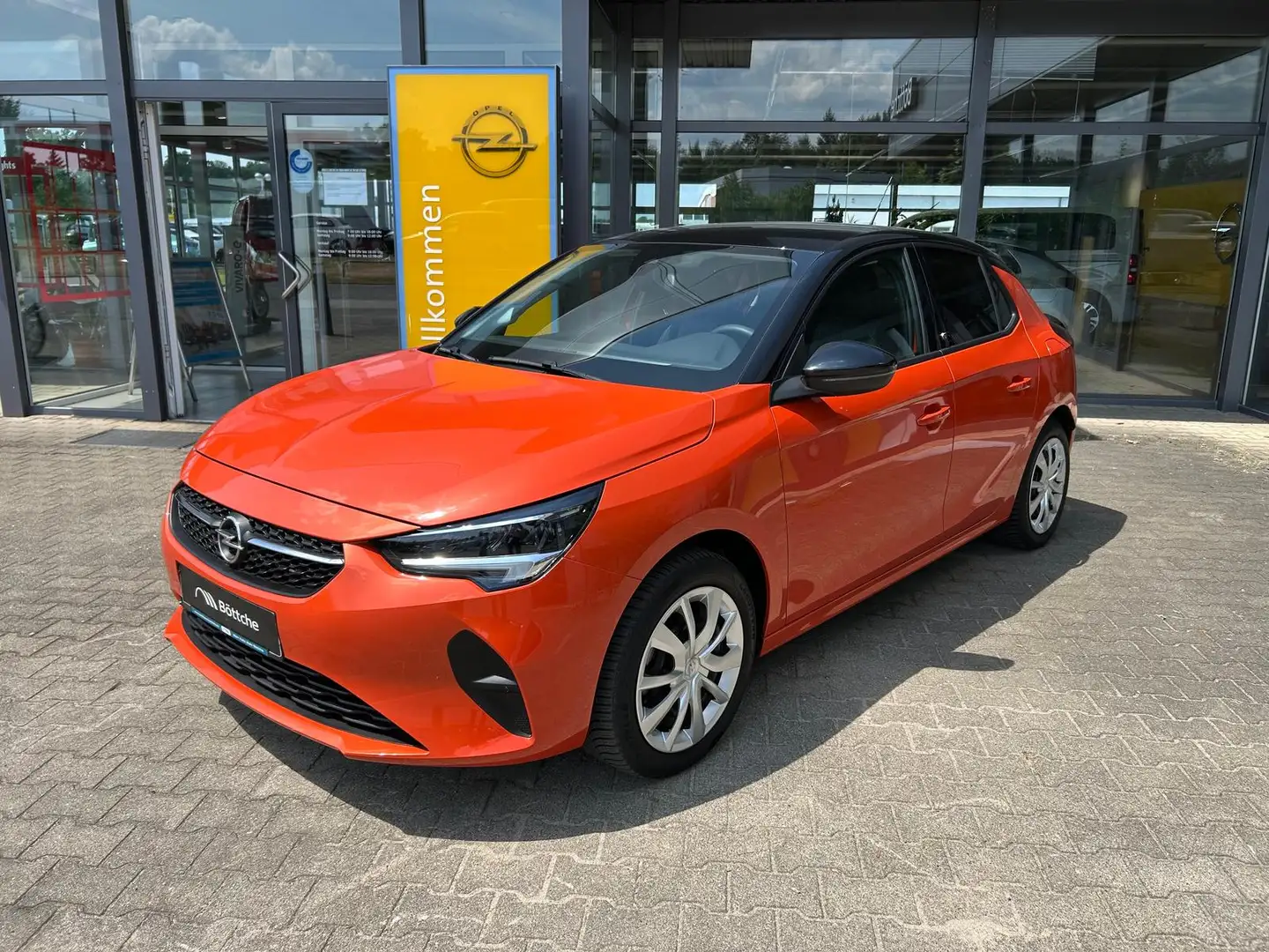 Opel Corsa e- 5trg Edition AT/LED/PDC/SHZ/DAB/Assistenzsystem Orange - 1