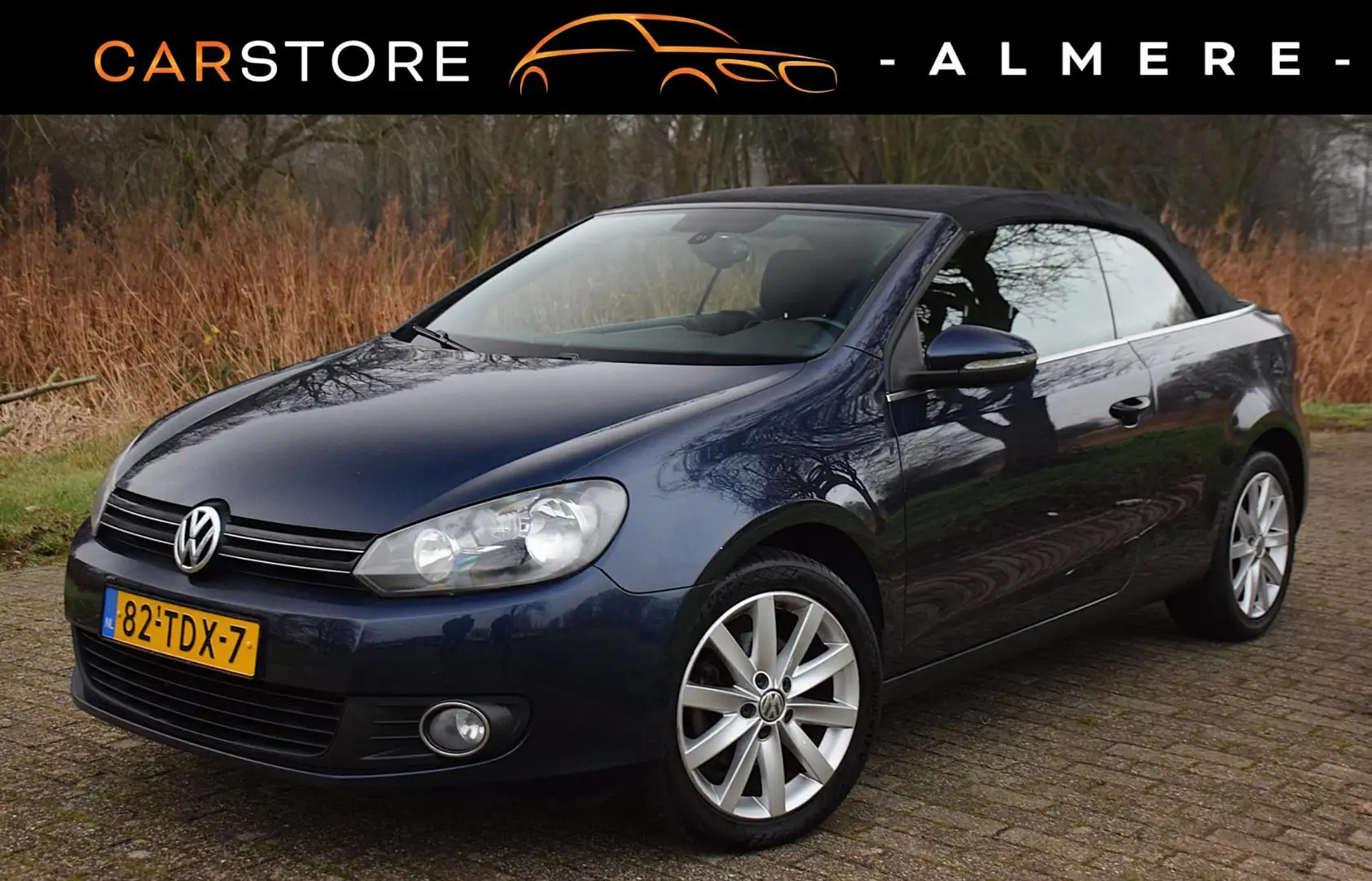 Volkswagen Golf Cabriolet 1.2 TSI BlueMotion*2012*169Dkm*3e eig*NL AUTO* Bleu - 1