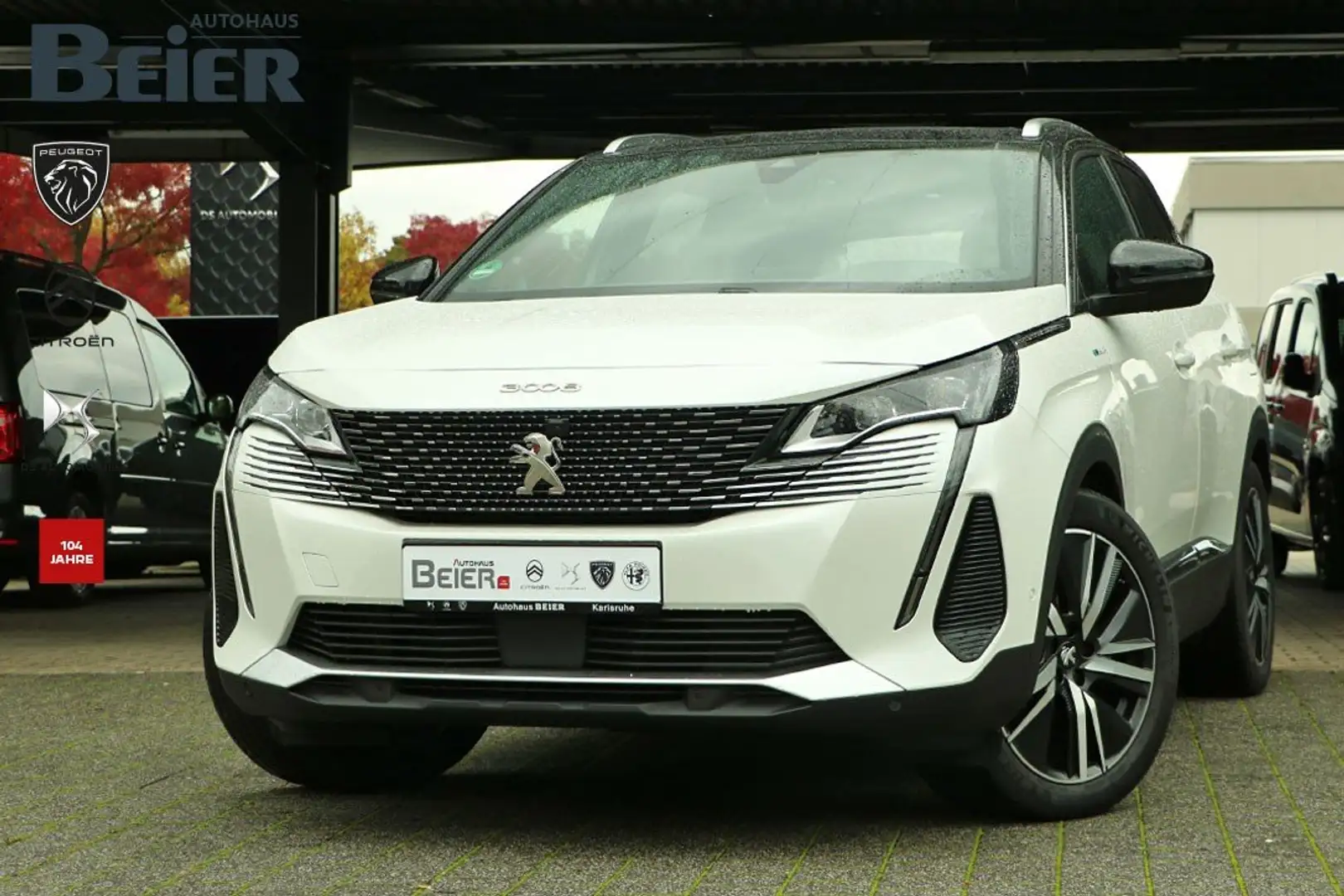 Peugeot 3008 Hybrid4 300 e-EAT8 GT Pack Navi/ Sitzh./ Klimaau. Blanc - 1