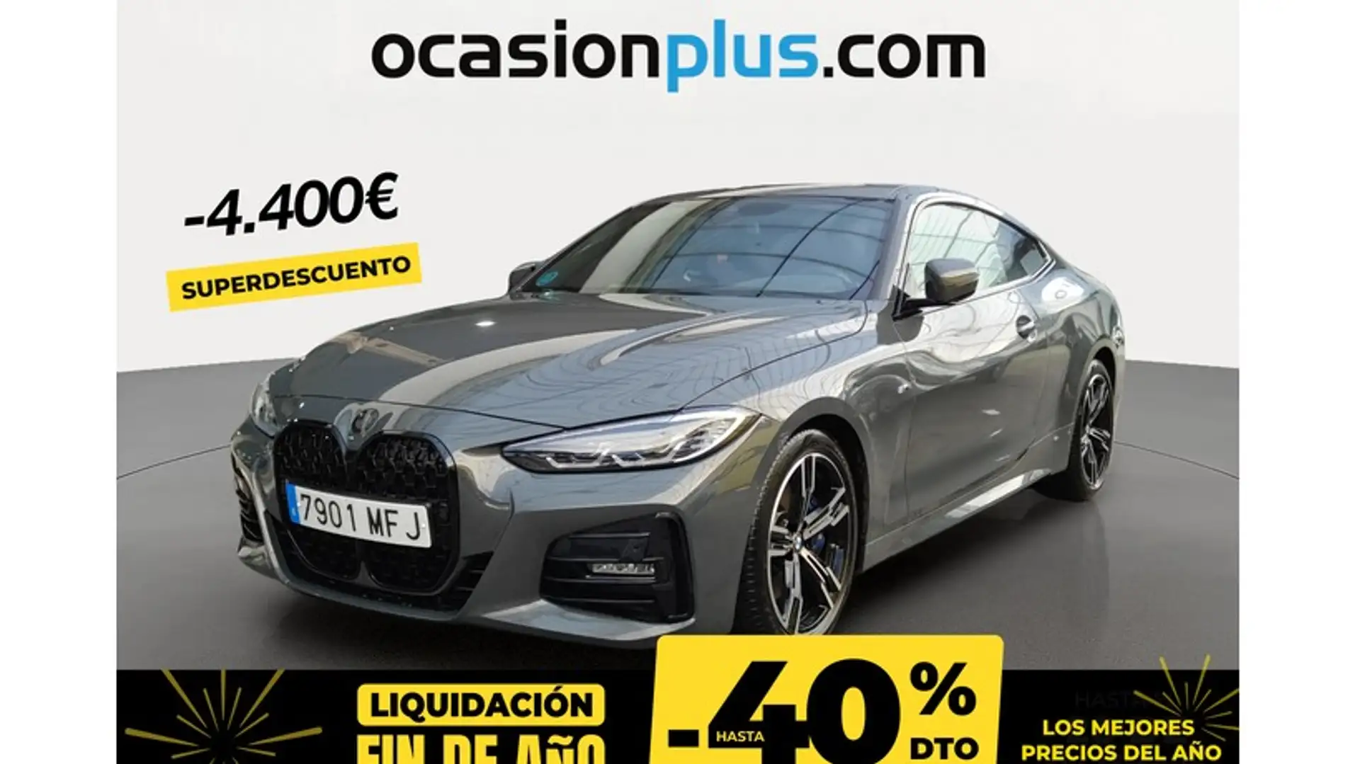 BMW 420 420iA Coupé Gris - 1