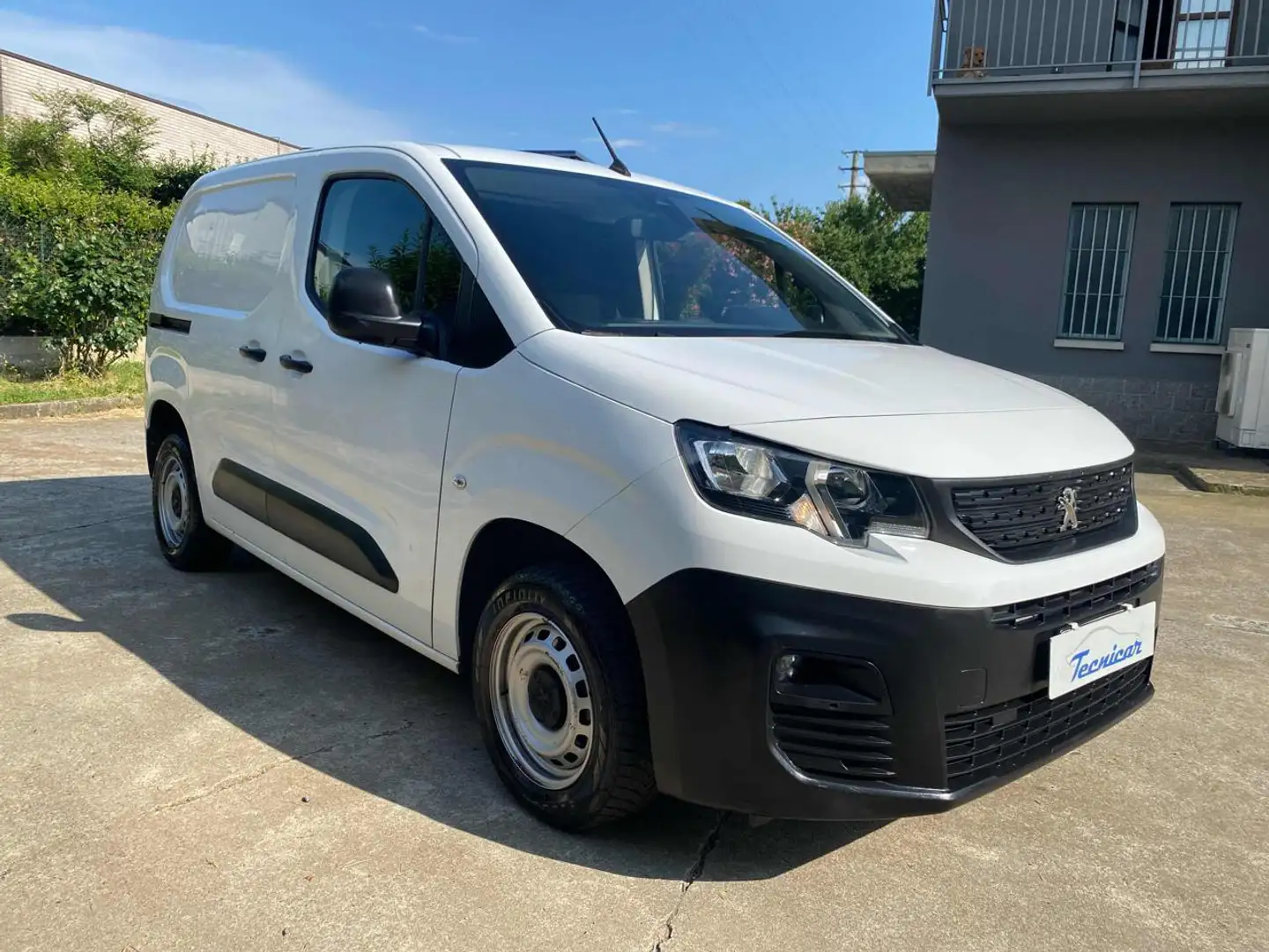 Peugeot Partner solo 68000 km 3 posti BlueHDi 100 S&S PC netto iva Blanco - 1