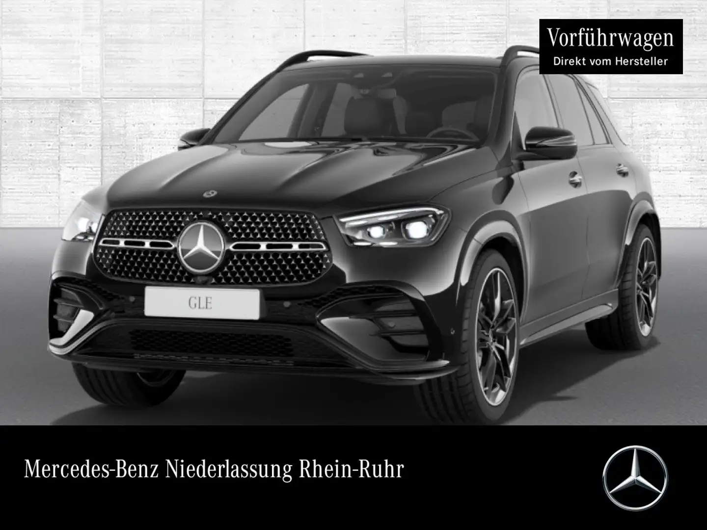 Mercedes-Benz GLE 450 d 4M AMG+NIGHT+PANO+360+AHK+MULTIBEAM+HUD Schwarz - 1