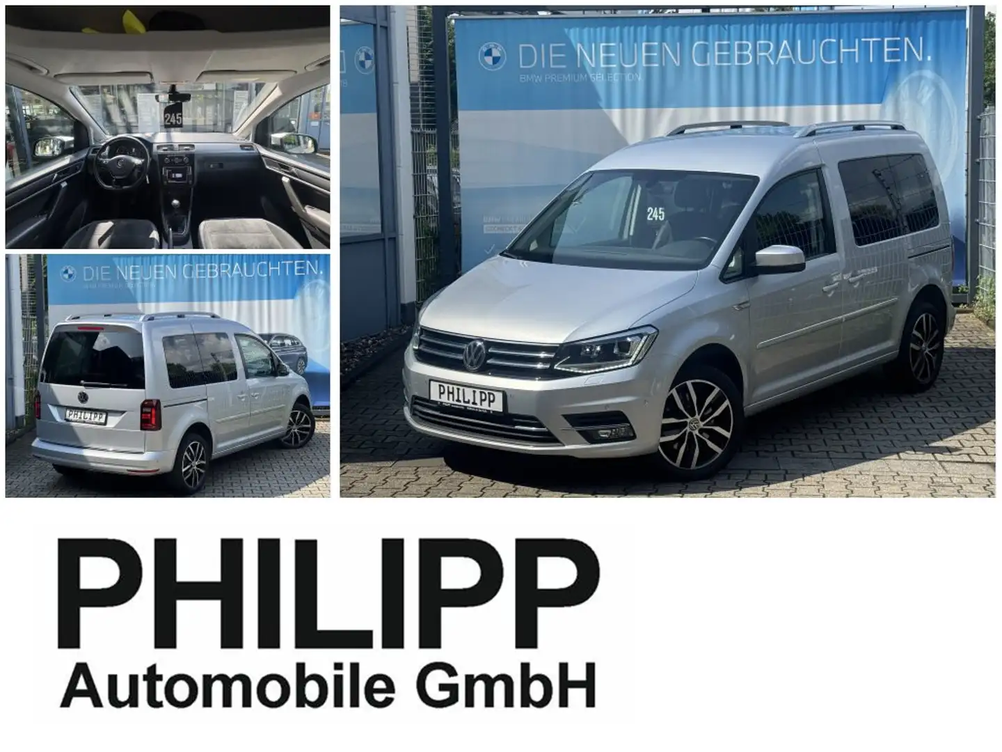 Volkswagen Caddy 1,4 TSI Highline Kamera Bi-Xenon Navi ACC Gris - 1