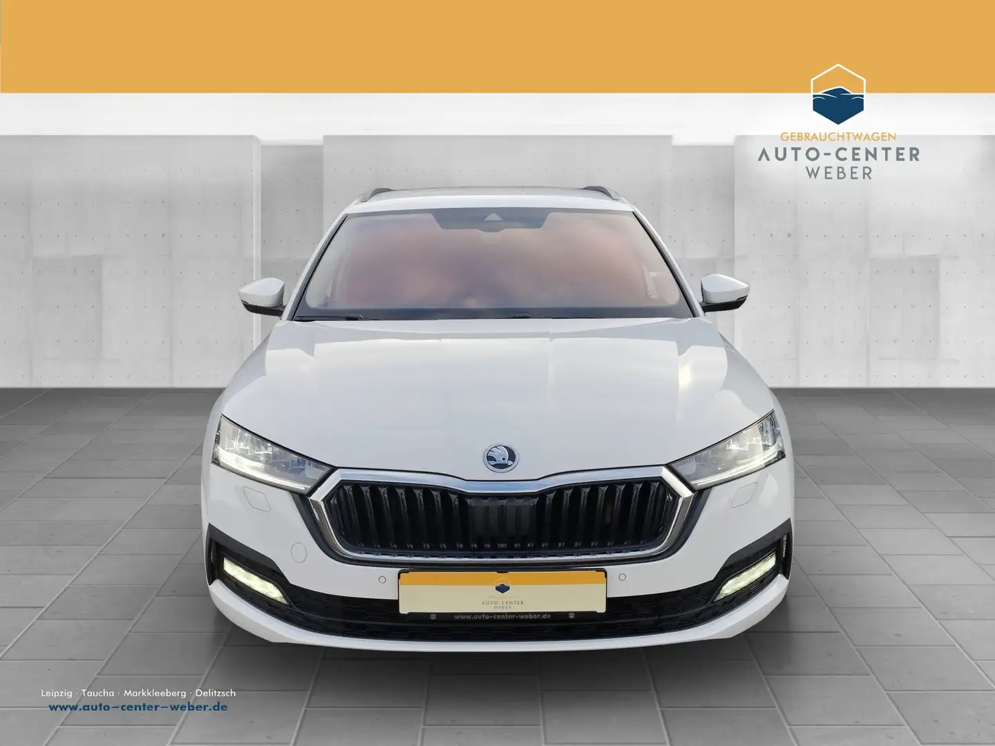 Skoda Octavia Combi 2.0 TDI Ambition DSG AHK*AUT*LED Weiß - 2