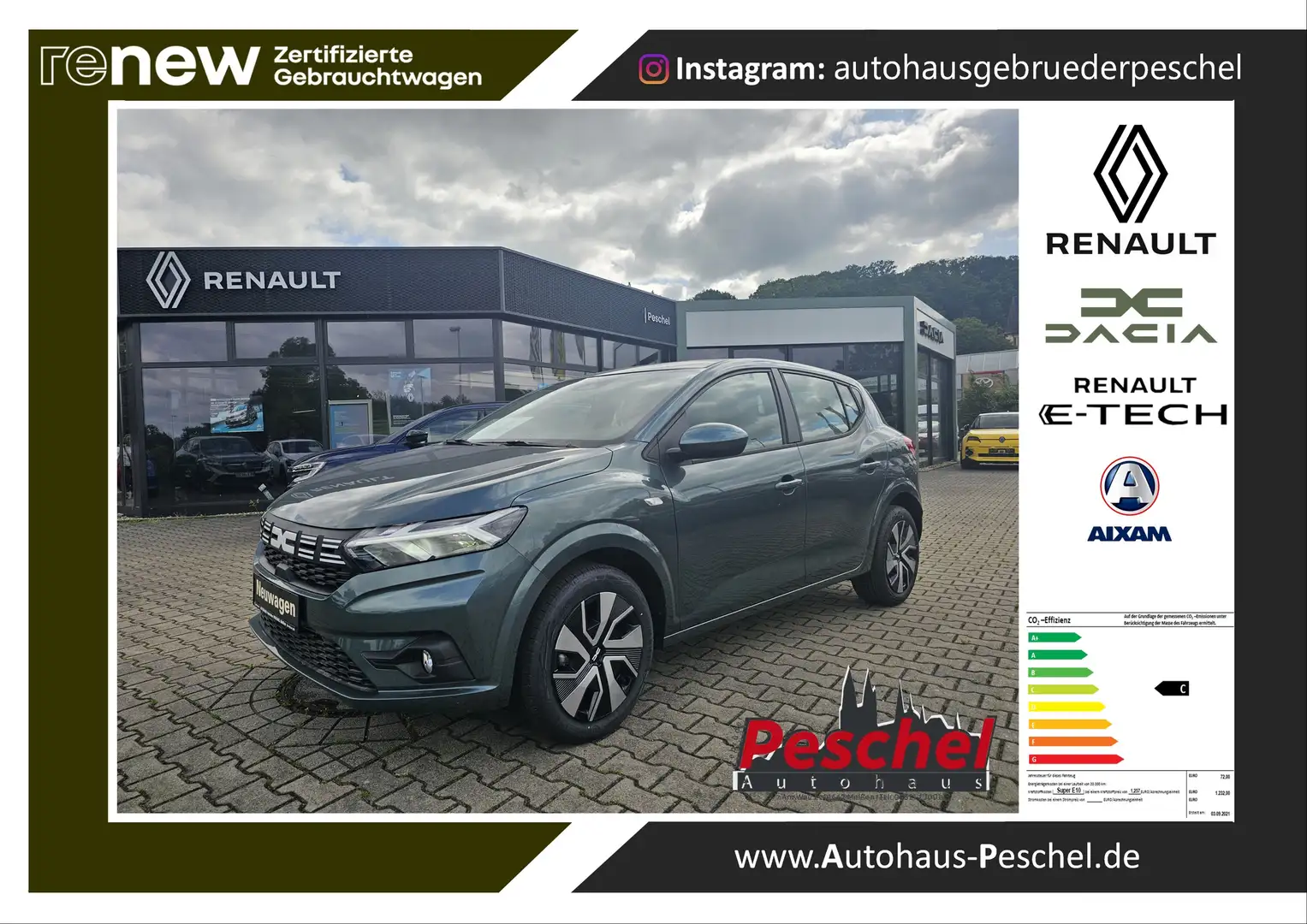 Dacia Sandero Expression Grün - 1